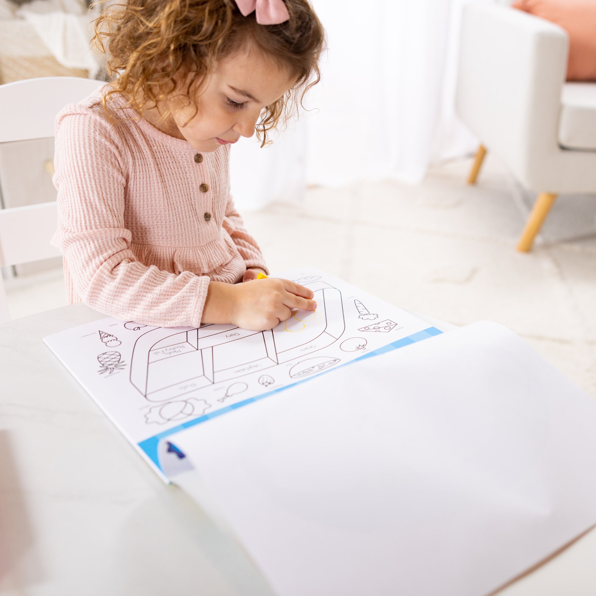 Non-Slip Baby Playmat with Fun Food Design - Soft & Safe Crawling Mat for Infants & Toddlers - Perfect for Nursery, Playroom & Daycare Floor Activities
