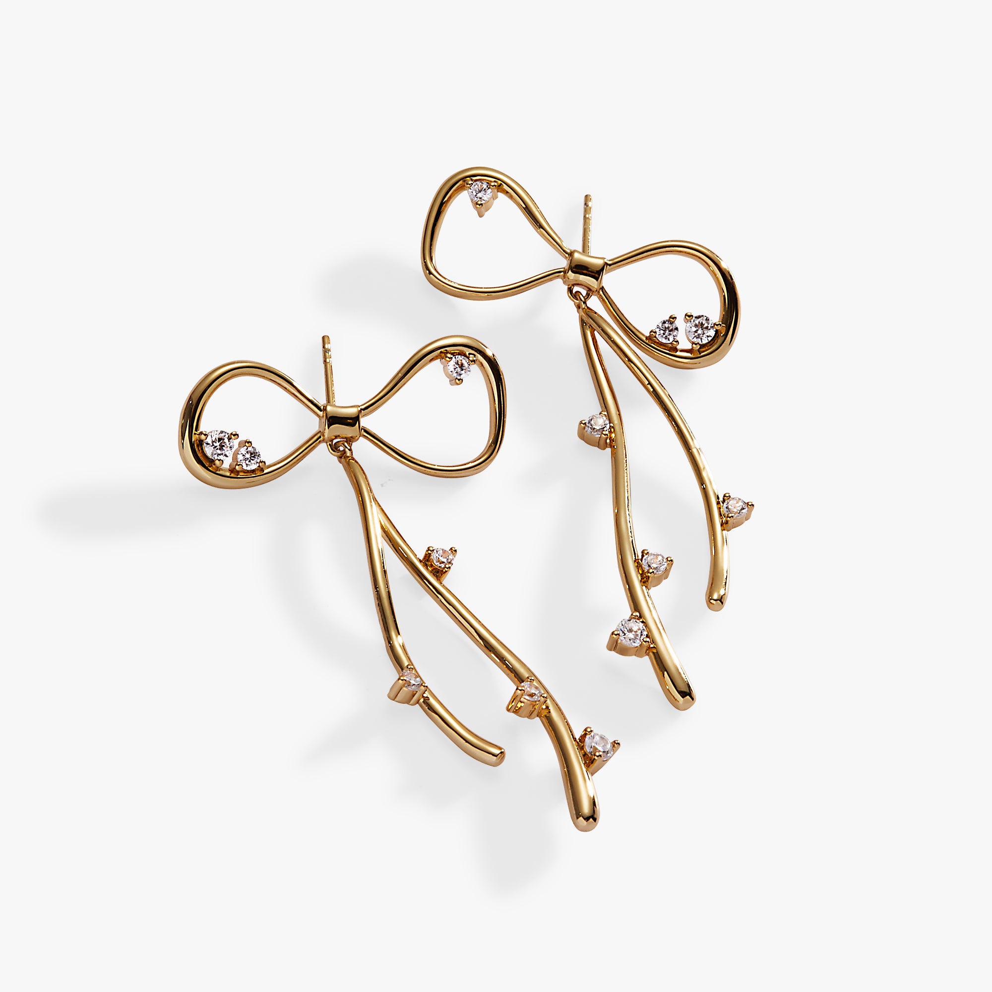 Elegant Coquette Bow Earrings for Women - Dainty & Feminine Jewelry Gift for Valentine's Day, Party, or Everyday Wear
