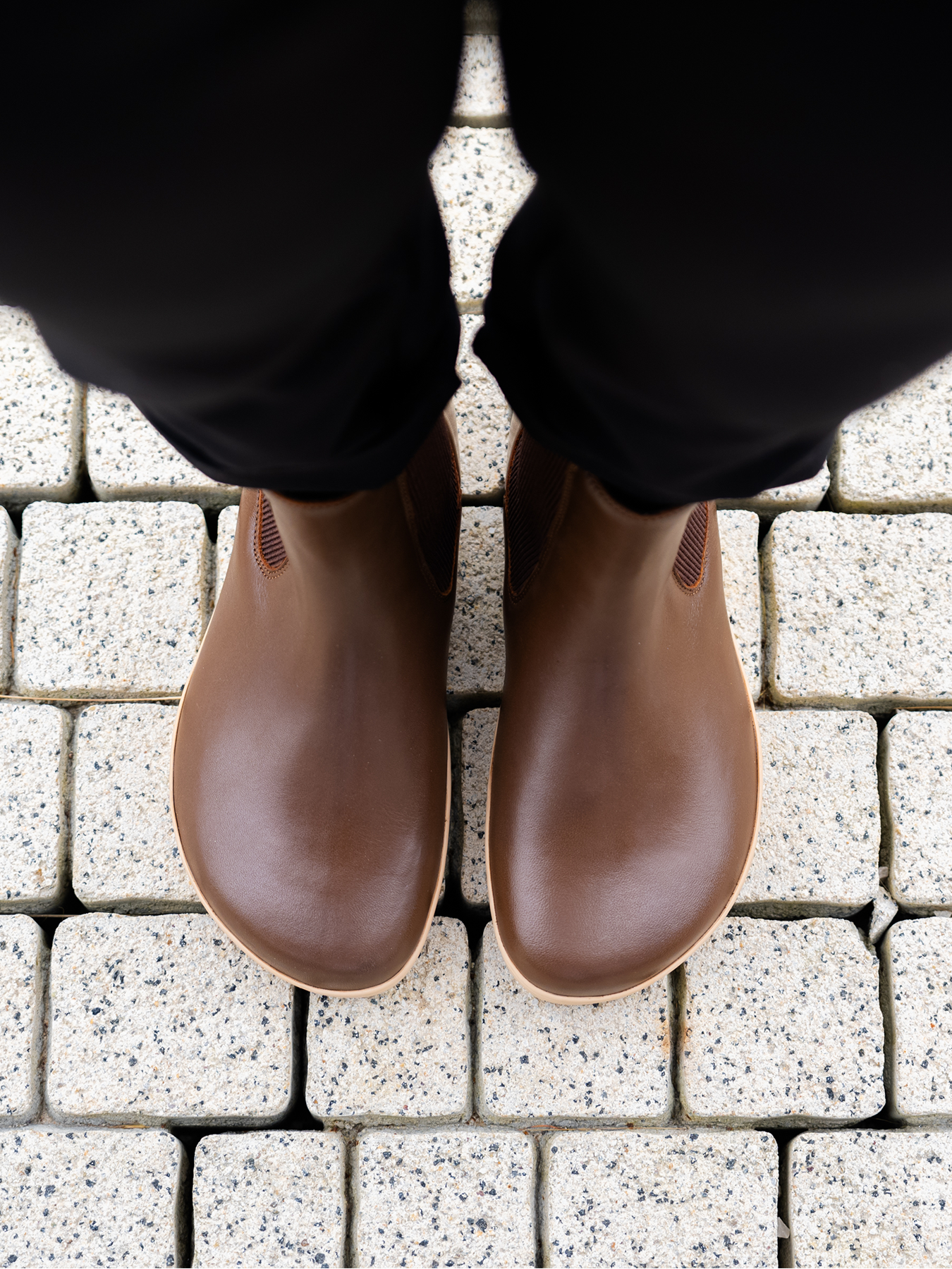 Barefoot Boots for Women - Be Lenka Glam in Milk Chocolate | Comfortable Minimalist Shoes for Walking, Travel & Everyday Wear