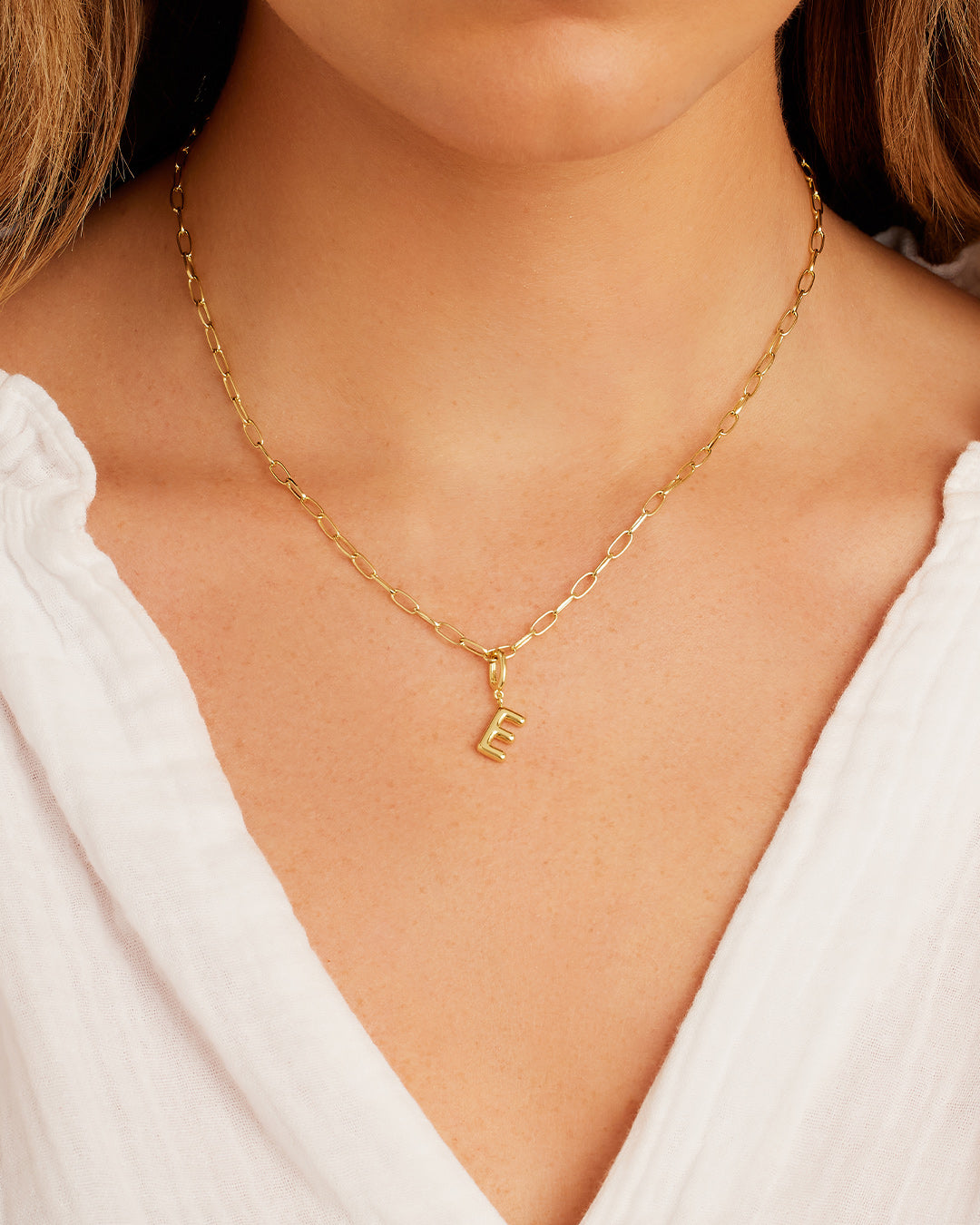 Alphabet Helium Parker Charm - Stylish Initial Letter Pendant Necklace for Women, Perfect for Gifts, Birthdays & Everyday Wear