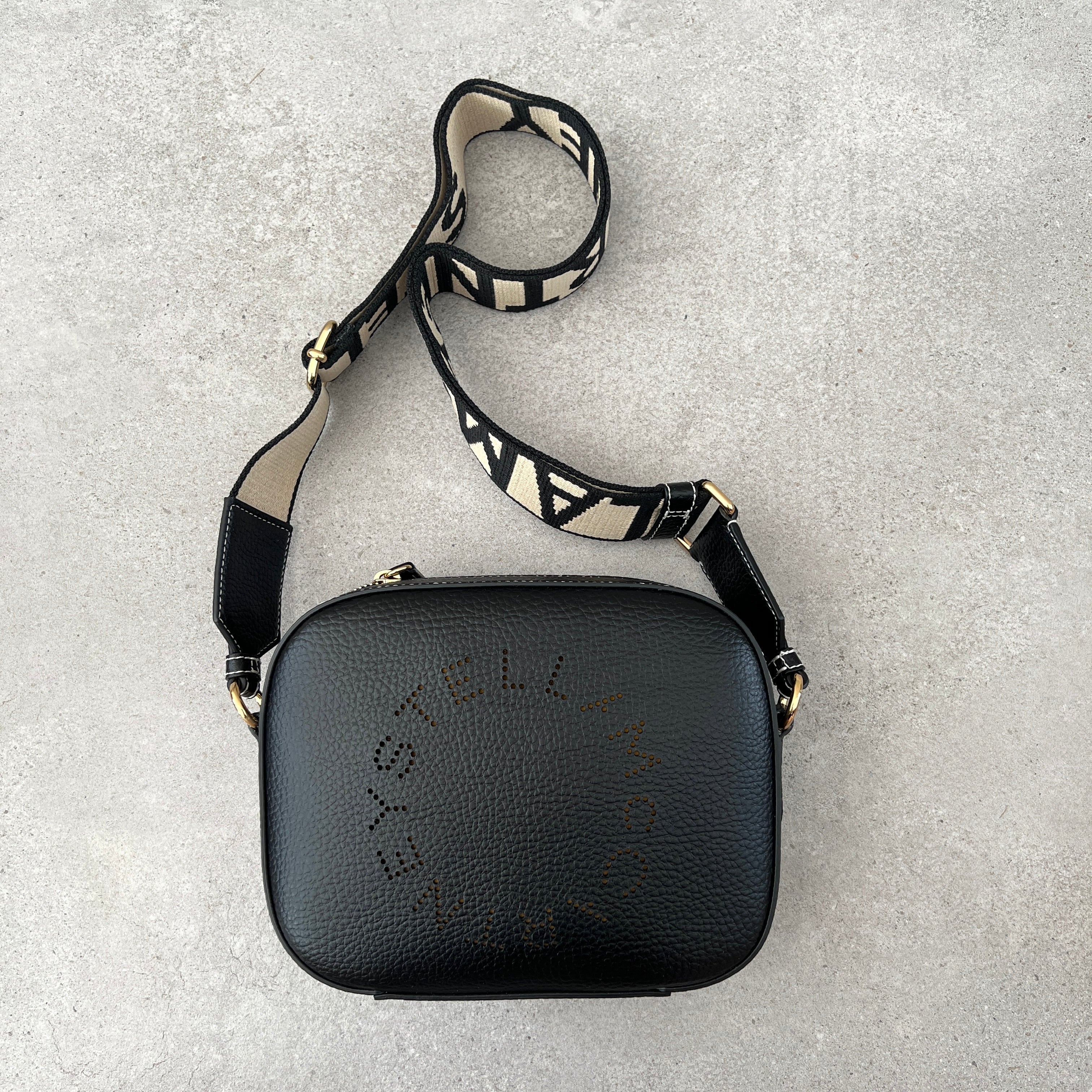 Stella Logo Camera Bag - Stylish Leather Crossbody Bag for Women, DSLR & Mirrorless Cameras - Perfect for Travel, Photography & Everyday Use