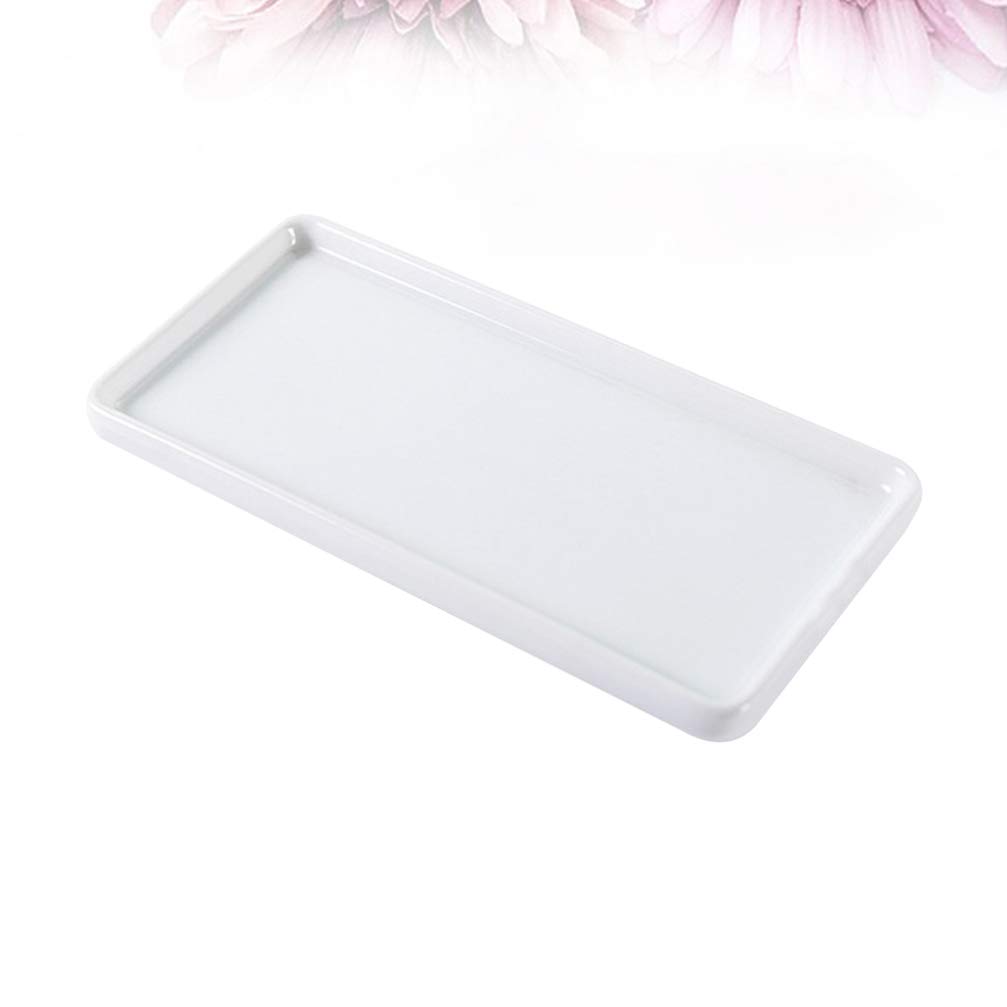 1pc Black Ceramic Bathtub Tray - Candle Holder & Vanity Organizer with Storage for Bathroom, Jewelry, Makeup & Travel Essentials - Perfect for Spa Nights, Home Decor & Gift Ideas