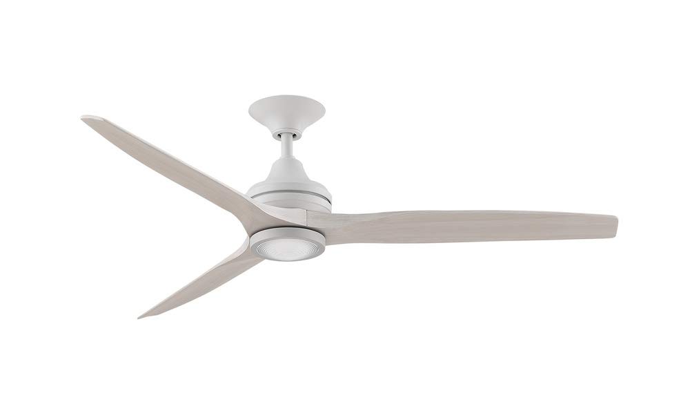 Fanimation MA6721BMW Matte White Ceiling Fan - Indoor/Outdoor Use - Quiet High-Speed Motor - Perfect for Bedroom, Living Room & Patio