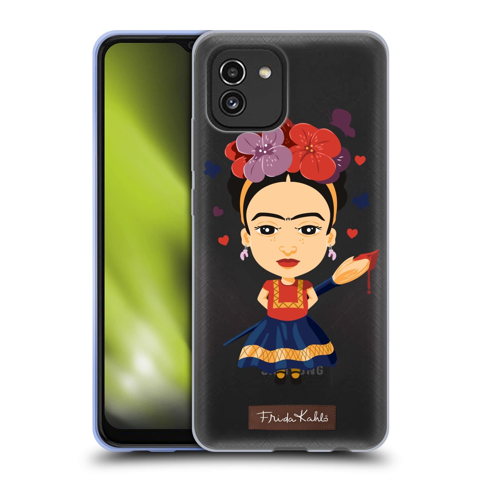 Official Frida Kahlo Licensed Samsung Galaxy A03 (2021) Soft Gel Phone Case - Artistic Protection for Everyday Use, Travel & Work