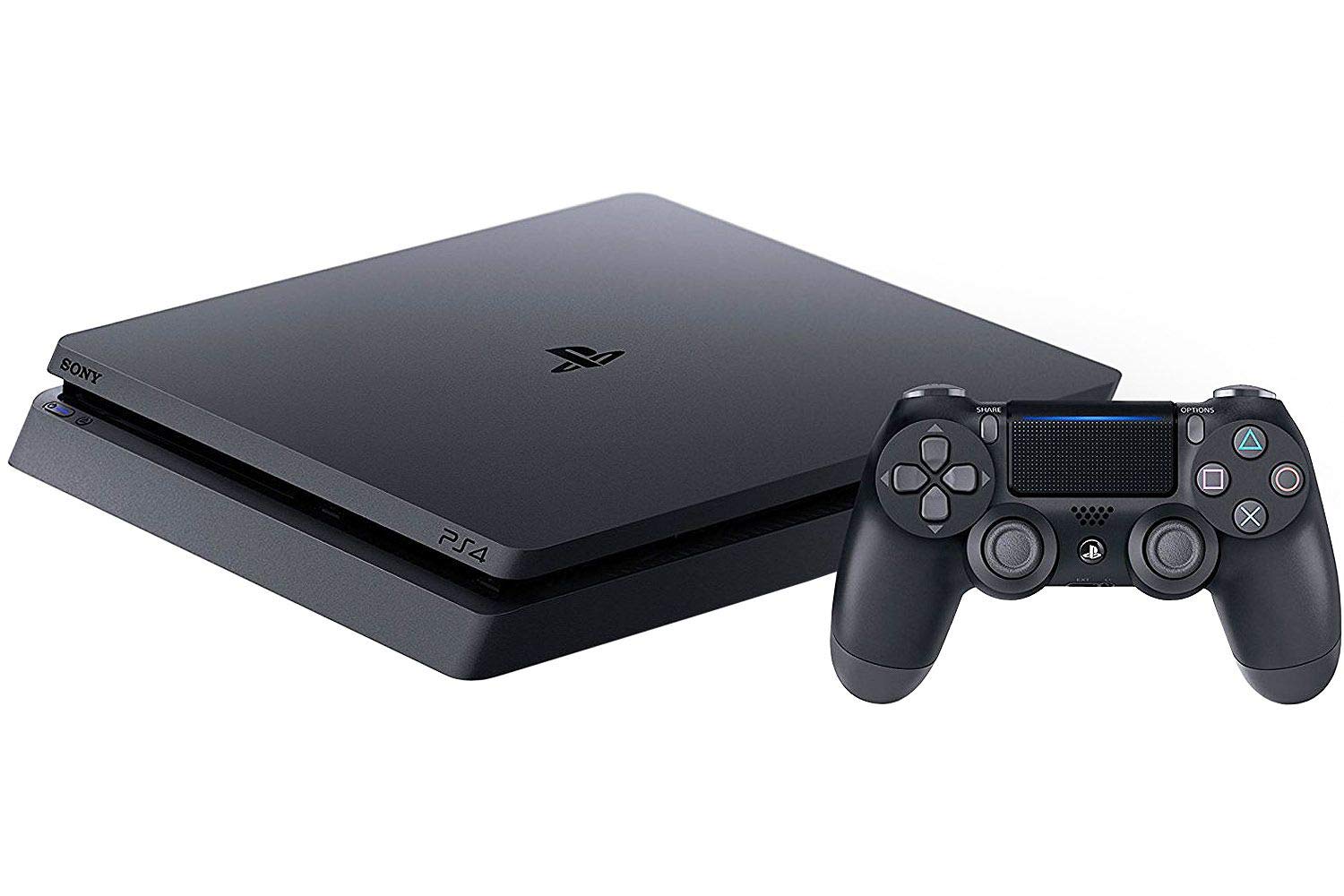 New Sony PlayStation 4 Slim 1TB SSD Console - Marvel's Spider-Man Bundle with Wireless DualShock 4 Controller | Ultimate Gaming Experience for Home Entertainment & Action-Adventure Fans