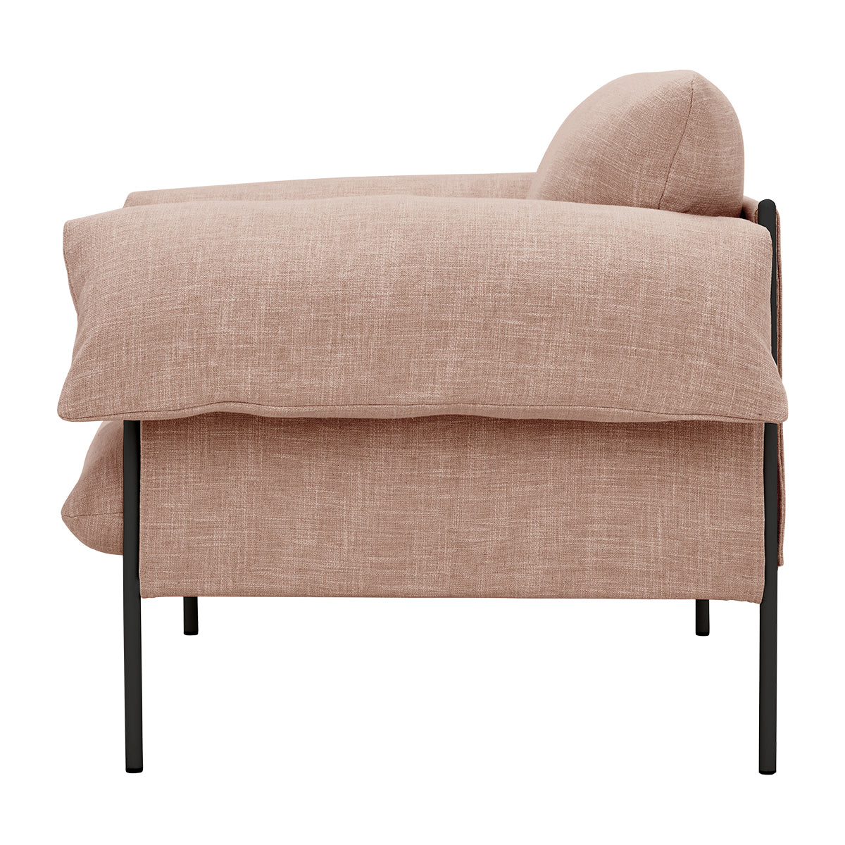 Byron Alva Armchair - Modern Accent Chair for Living Room, Bedroom & Office - Comfortable Upholstered Lounge Chair with Wooden Legs