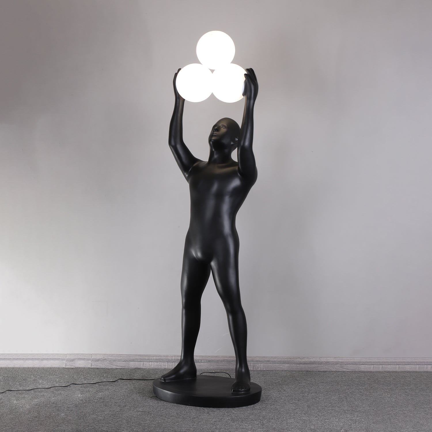Anissa Modern Sculpture Floor Lamp - Elegant Home Decor for Living Room, Bedroom & Office - Adjustable Height & Warm LED Lighting