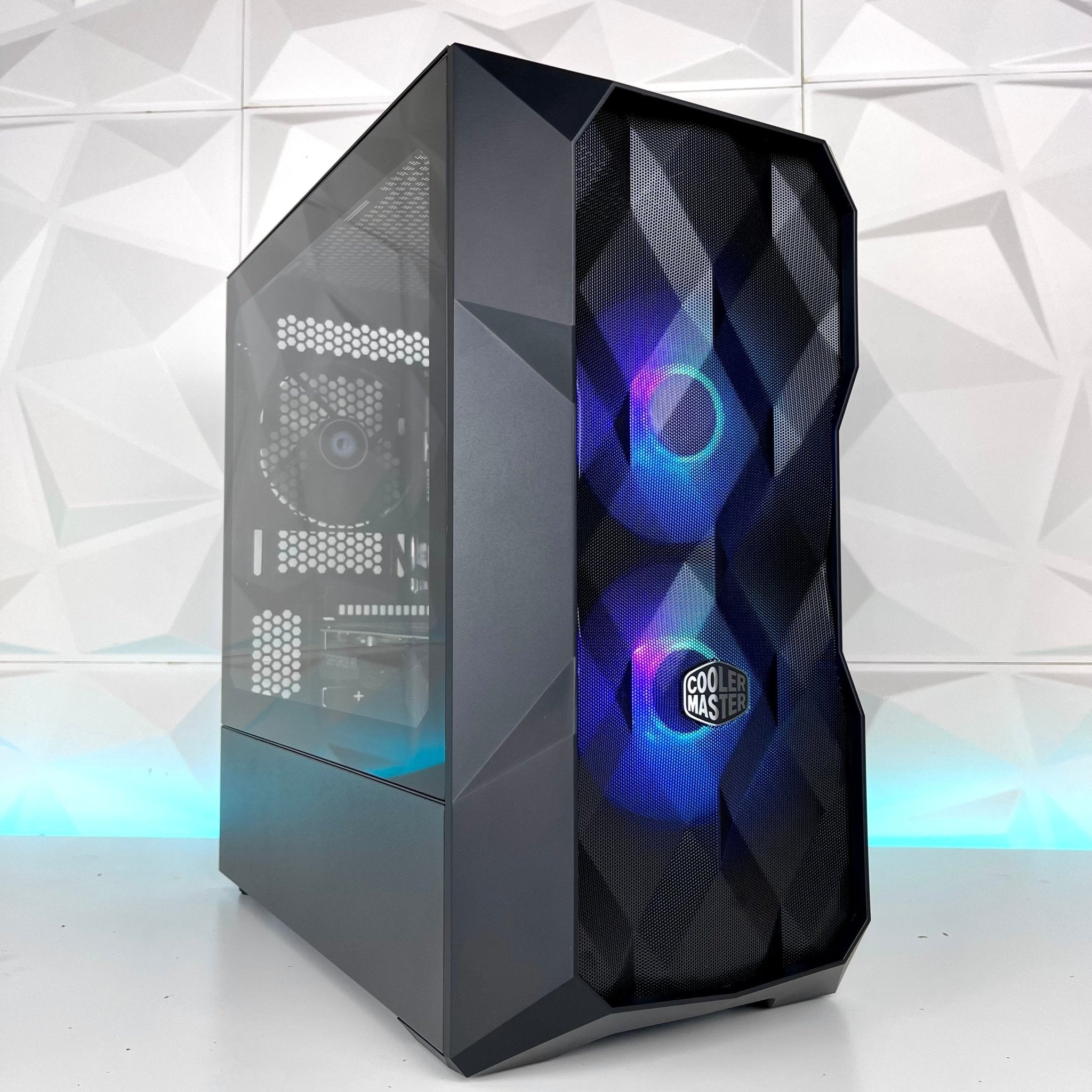 High-Performance Gaming PC with Ryzen AM4 CPU & RTX 3050/4060/4060 Ti/5060 Ti Graphics - TD300 Crystal Dark Case | Perfect for 4K Gaming, Streaming & Esports