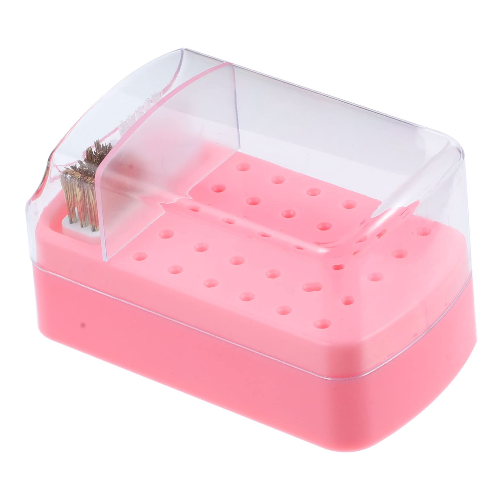 Beautifu Nail Drill Bit Case - 30-Slot Organizer for Nail Drill Bits & Grinding Heads | Portable Storage Box for Nail Art Tools | Perfect for Salon, Home & Travel Use