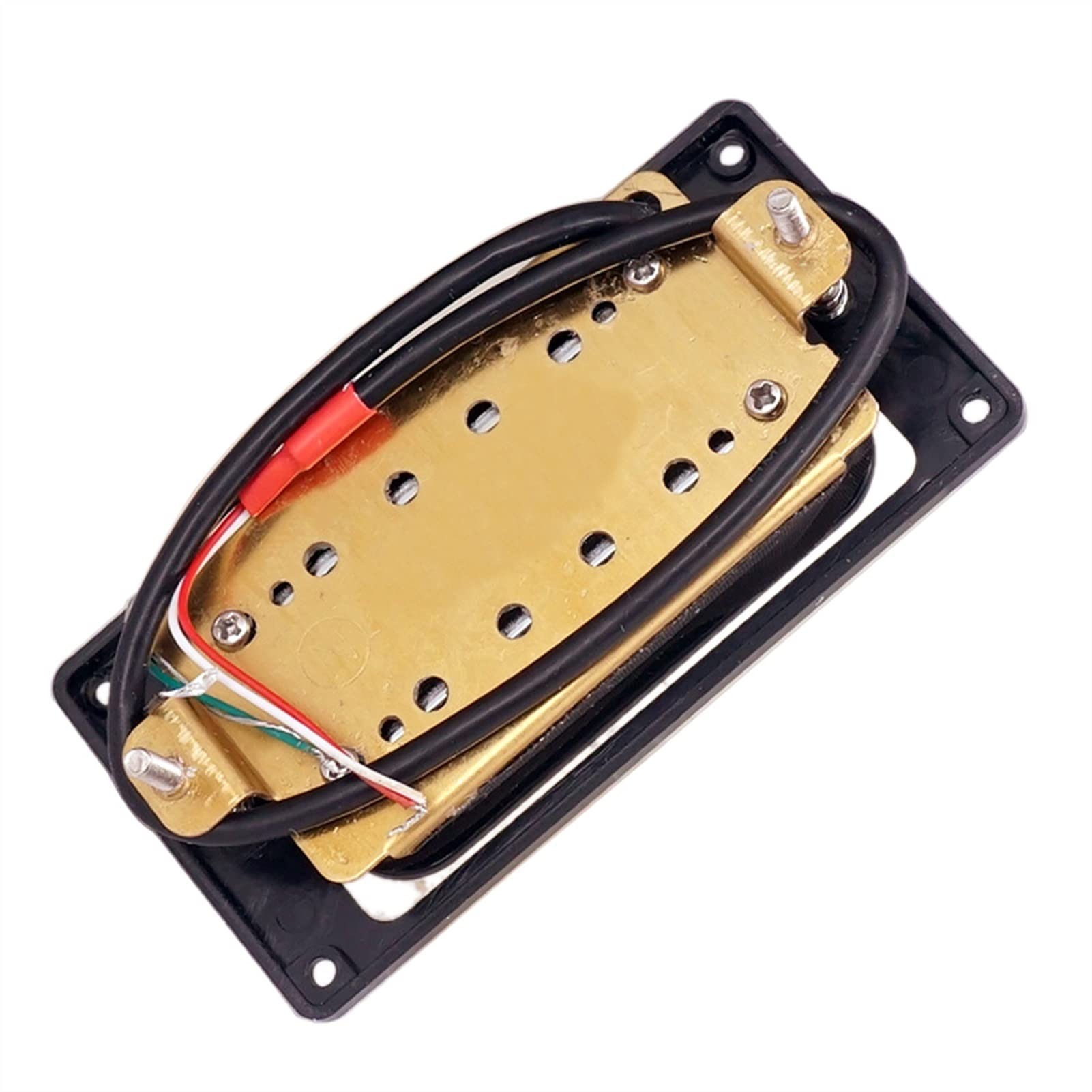 Dual Rail Humbucker Pickup for Electric Guitar - Black Wired Double Coil Guitar Pickup | Perfect for Rock, Metal & Blues Performances