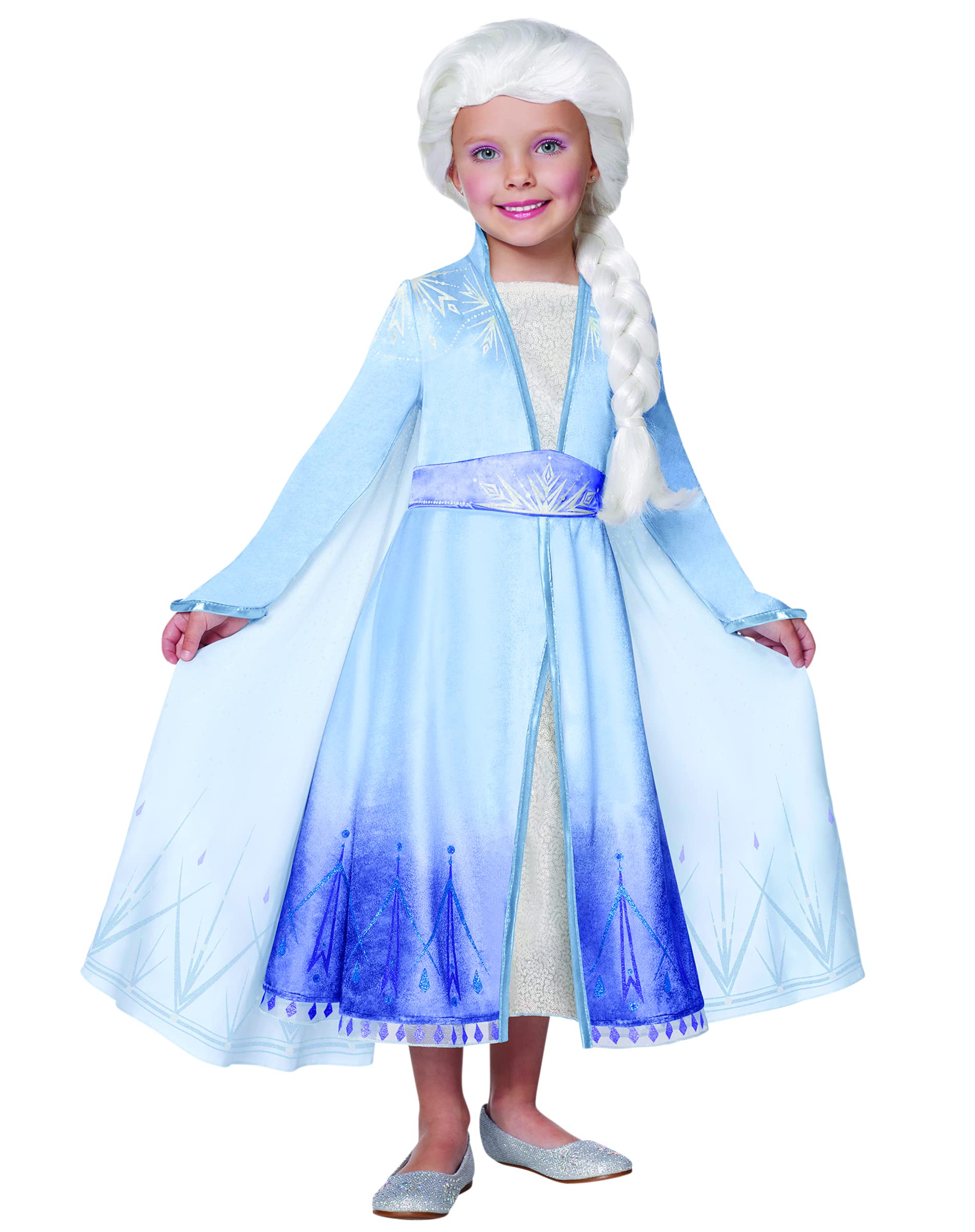 Deluxe Frozen Elsa Costume for Kids - Halloween Dress Up & Cosplay Party Outfit - Perfect for Halloween, Birthday Parties, and Disney Themed Events