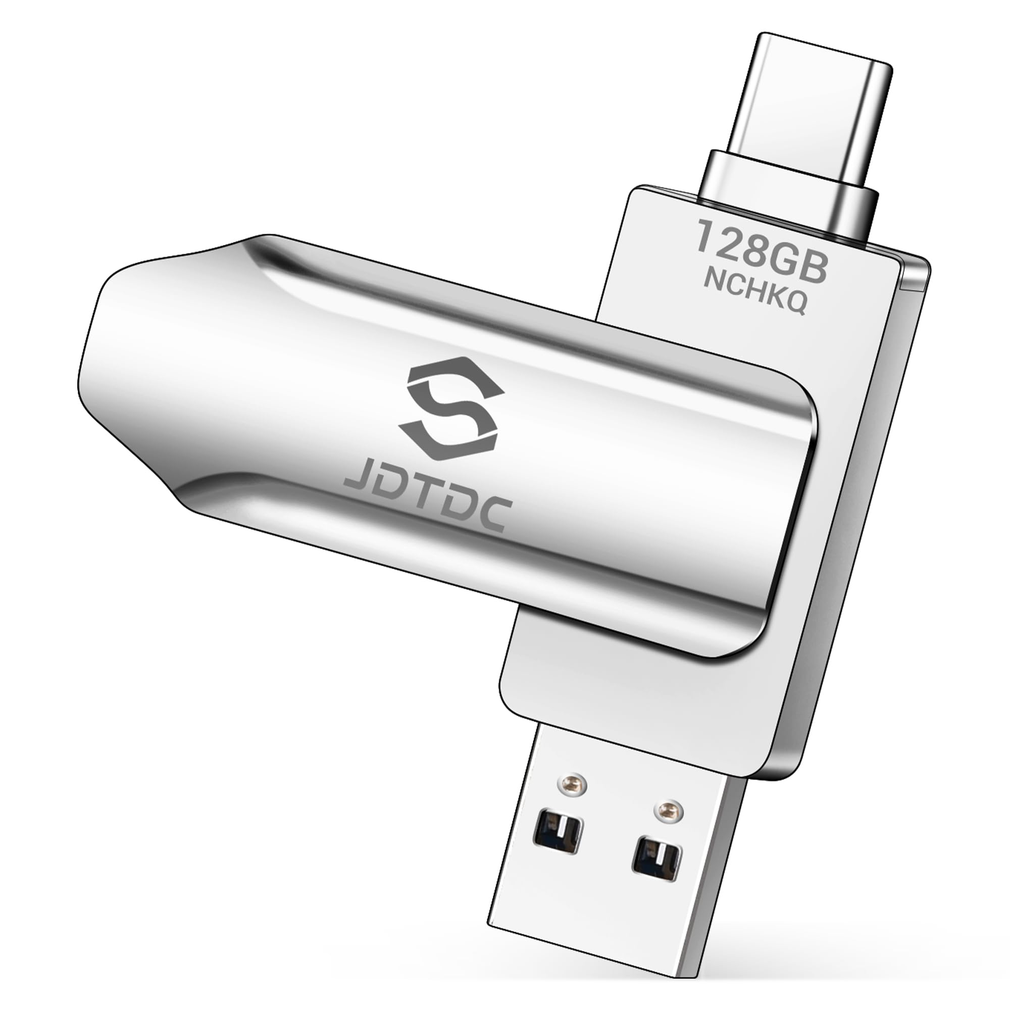 128GB Photo Stick for iPhone 15/16, USB Flash Drive with Lightning & USB-C Ports, External Memory Storage for iPhone iPad Android - Perfect for Photo Backup, File Transfer and Extra Storage on the Go