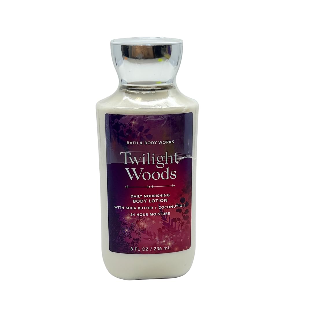 Bath and Body Works Twilight Woods Gift Set - 10 oz Shower Gel, Body Lotion & Fragrance Mist - Luxurious Vanilla & Sandalwood Scent for Women - Perfect for Gifts, Self-Care & Relaxing Bath Time