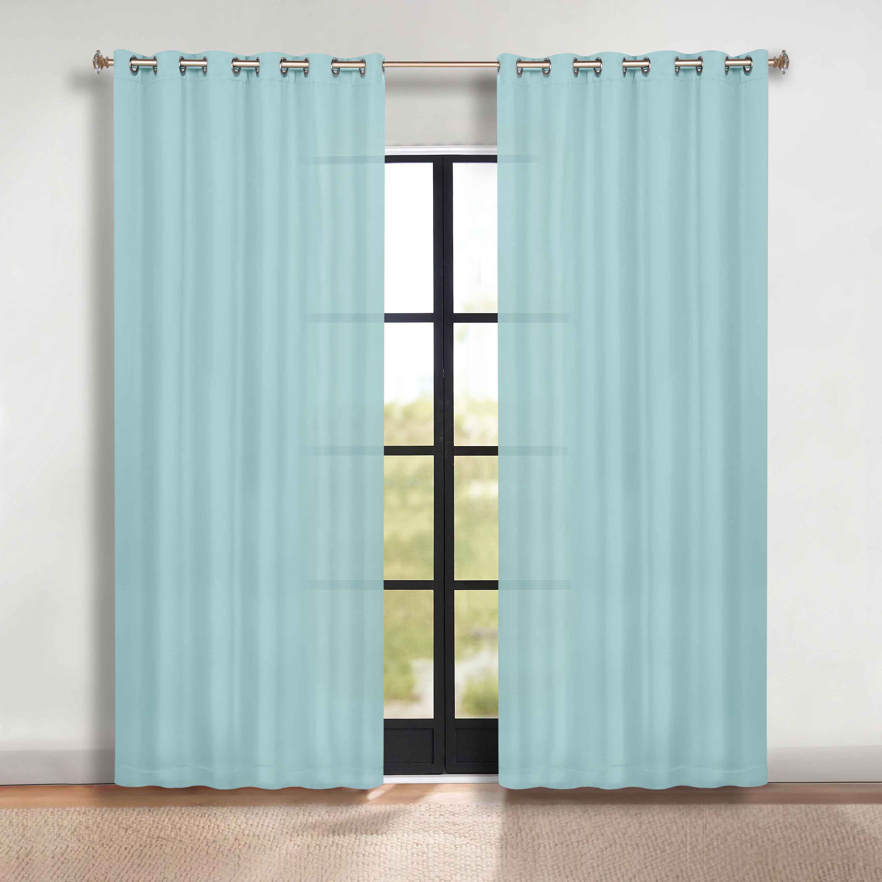 Blackout Curtains Set of 2 - Machine Washable, Room Darkening, Noise Reducing & Thermal Insulated for Bedroom, Nursery & Home Theater