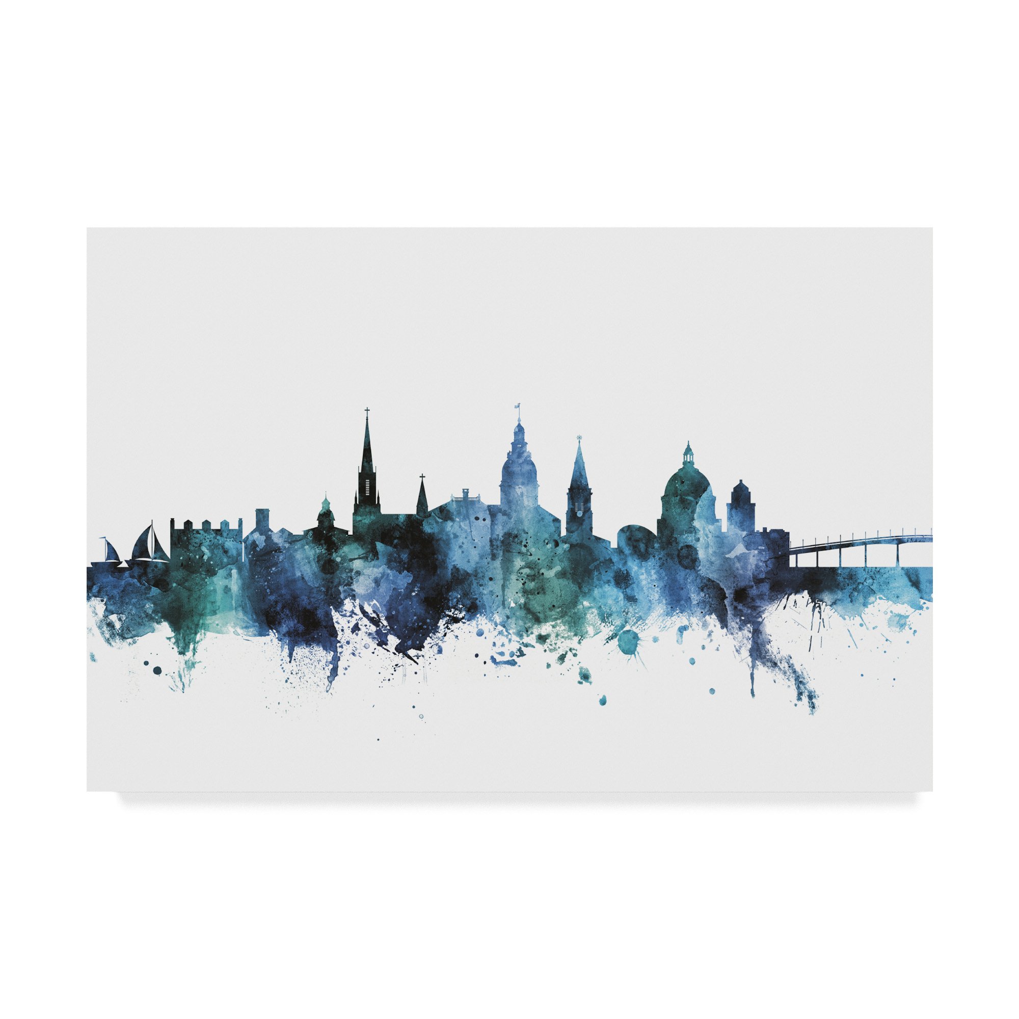 Trademark Fine Art Michael Tompsett Multicolor Canvas Wall Art - Perfect for Living Room, Bedroom & Office Decor