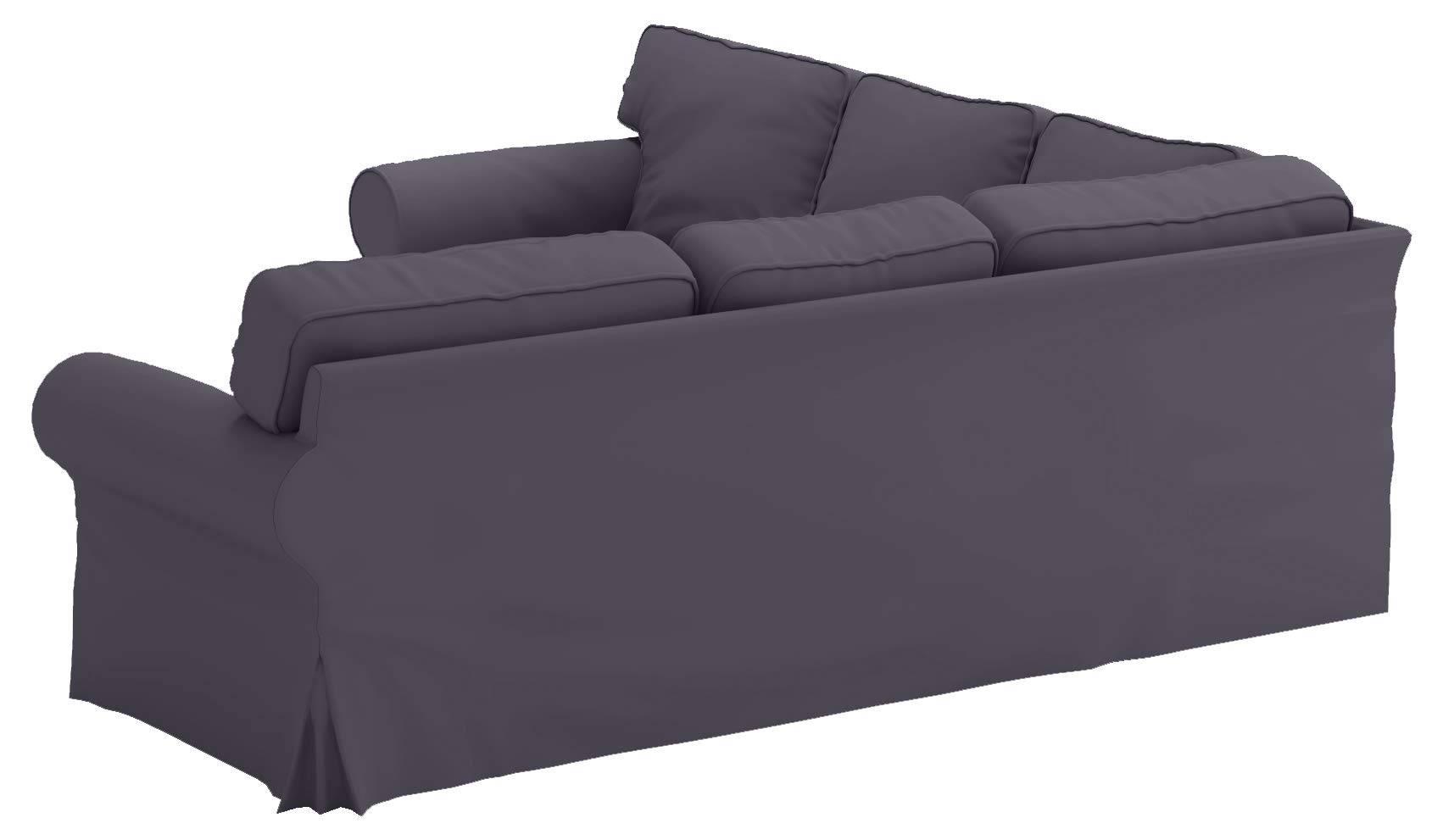 Custom-Made Thick Cotton Ektorp 2+2 Sofa Cover Replacement for IKEA Ektorp Corner & Sectional Sofas | Durable Slipcover for Living Room, Family Room & Home Decor