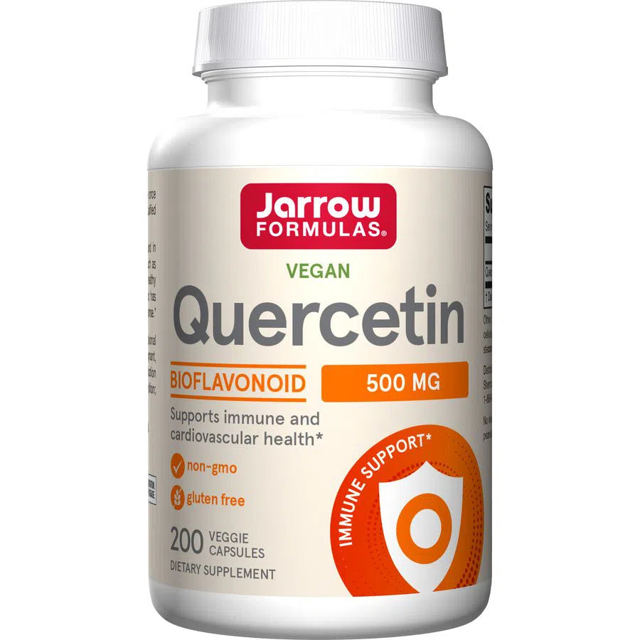 Jarrow Formulas Quercetin 500mg Supplement - Antioxidant Support for Immune Health & Allergy Relief - Daily Wellness & Seasonal Support