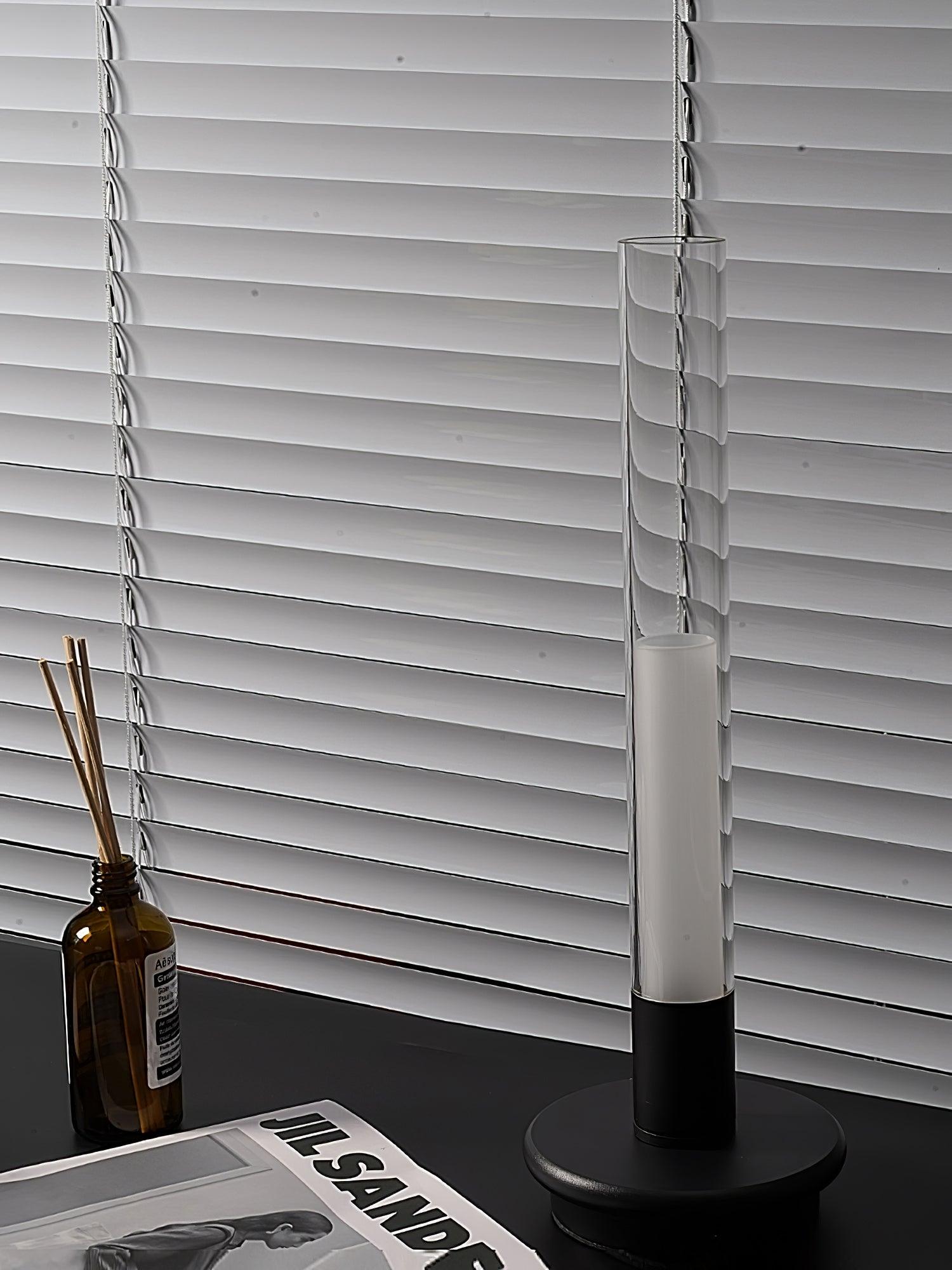 Rechargeable LED Column Table Lamp with Built-in Battery - Perfect for Bedroom, Living Room, and Office Night Light