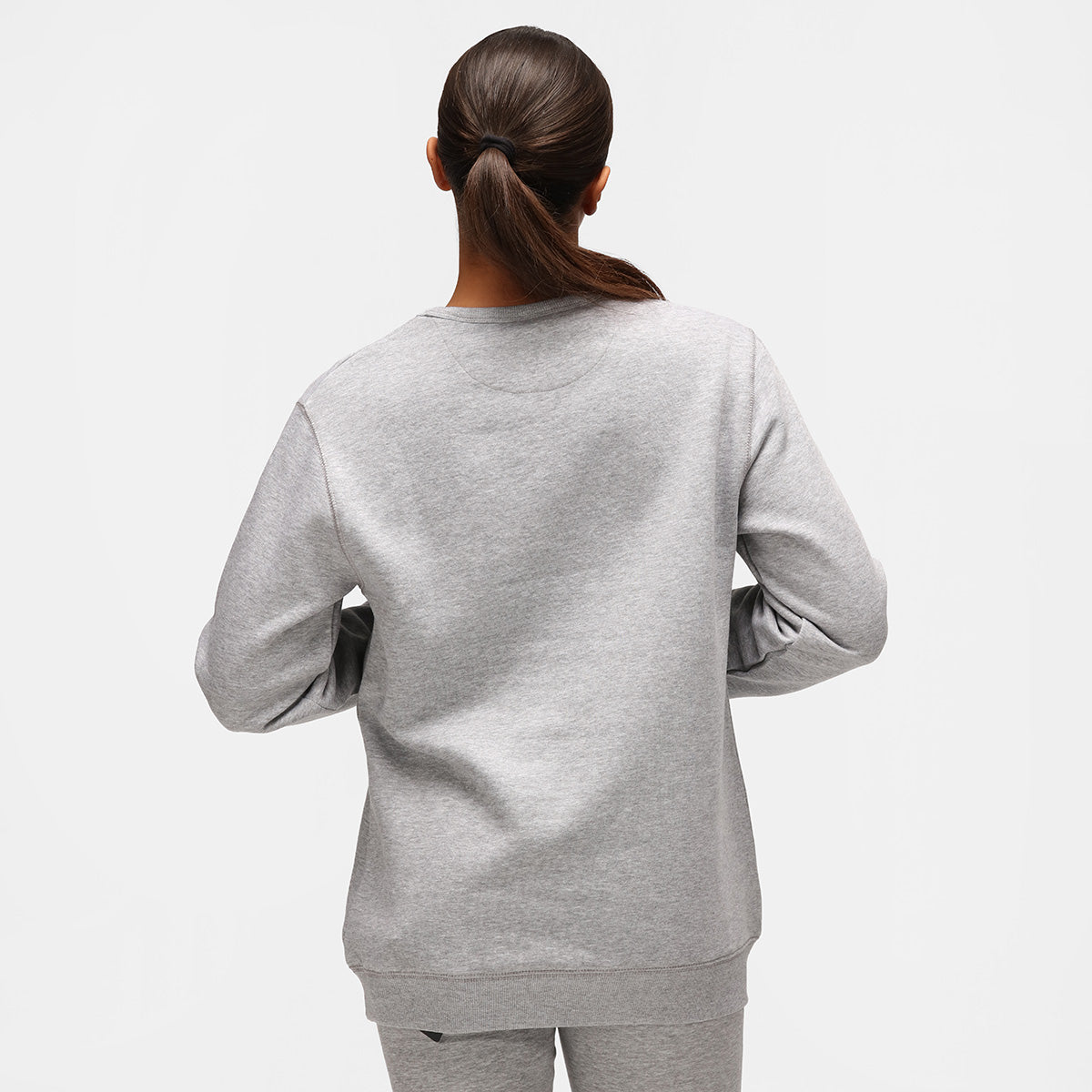 Stylish Grey Athleisure Sweatshirt for Women - Soft Comfortable Pullover Hoodie - Perfect for Yoga, Gym & Casual Wear