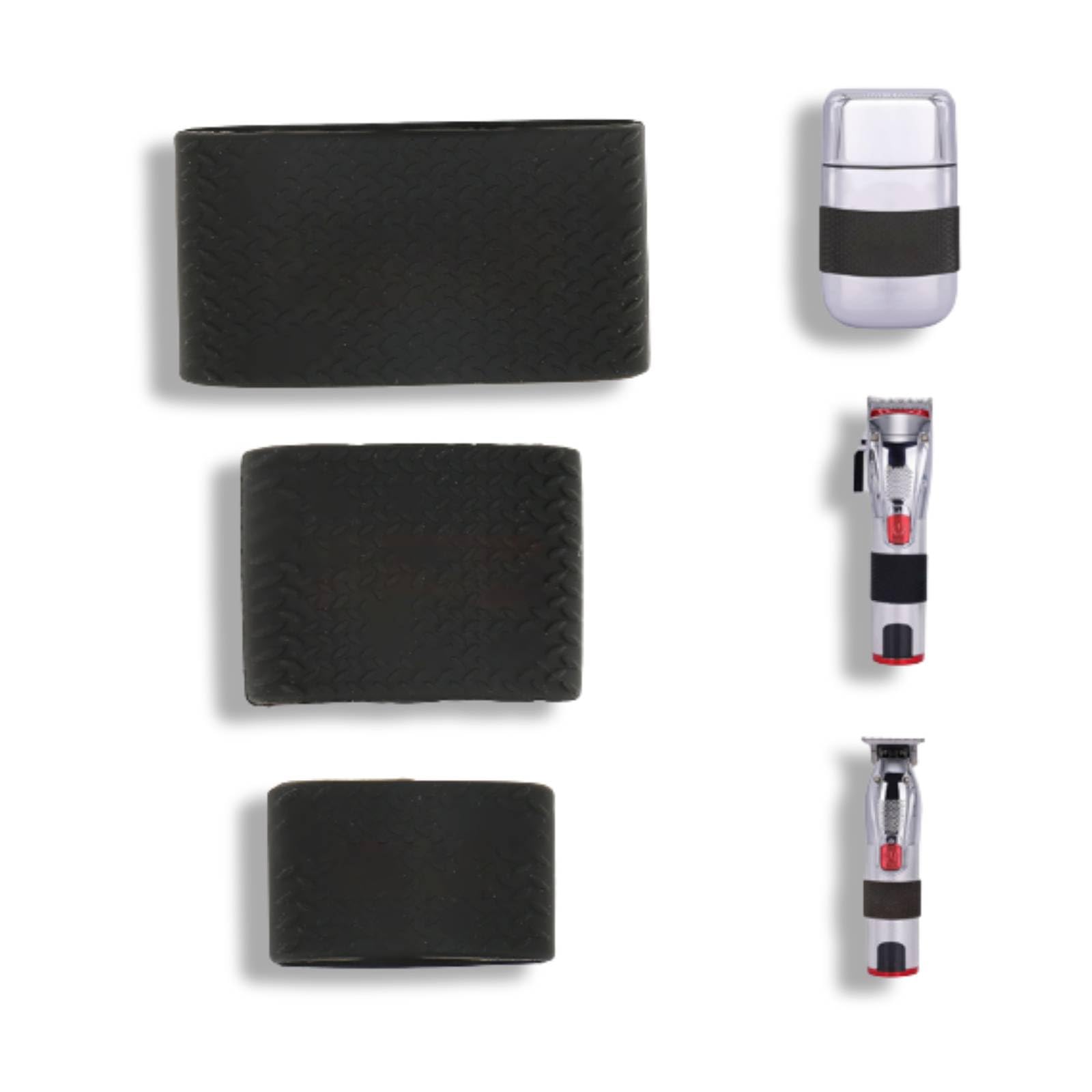 Professional Silicone Slip Heat Electric Clipper Bands - Barber Clipper Protective Sleeves for Hair Cutting & Styling - Perfect for Salon, Home Use & Professional Grooming