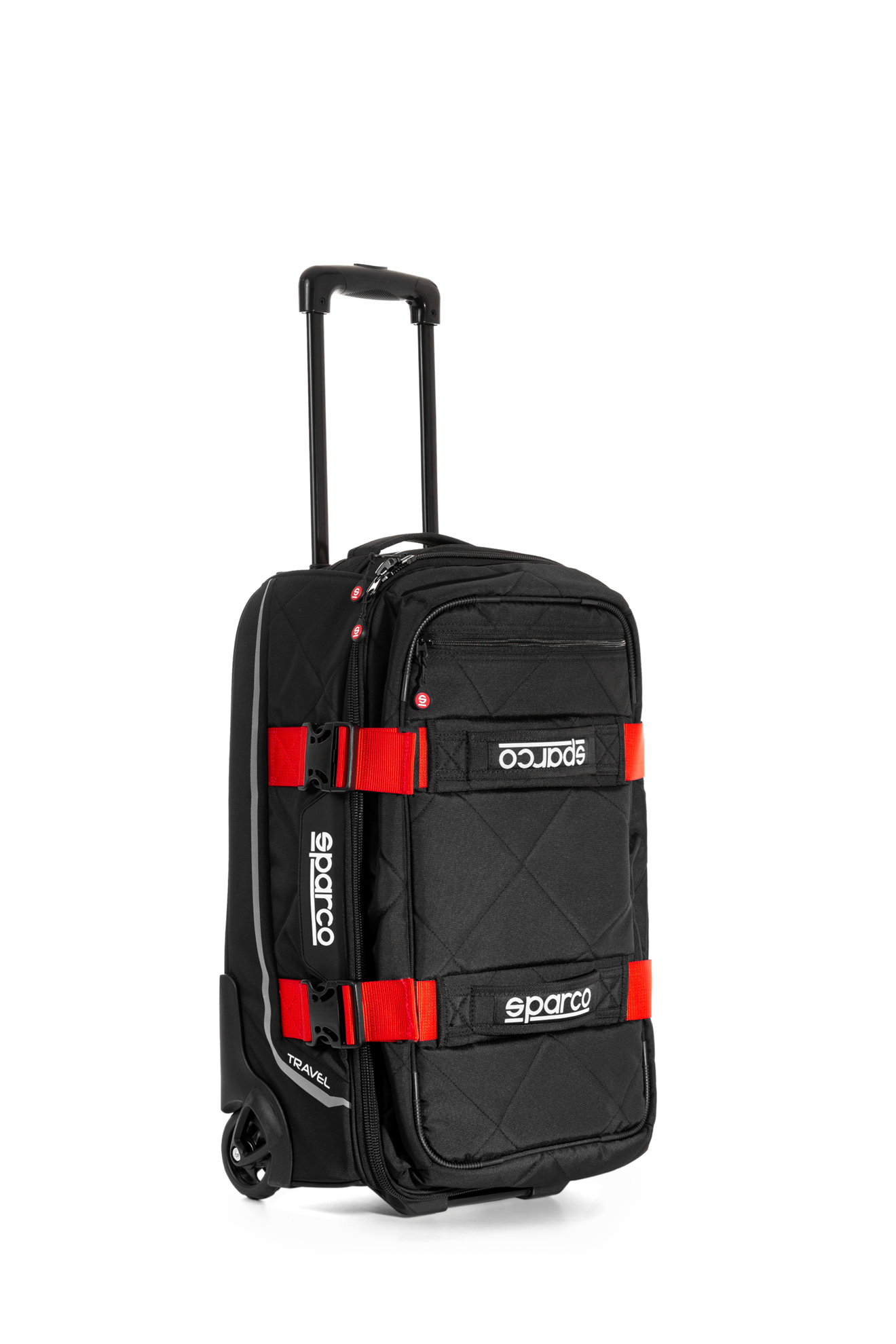 Sparco Premium Travel Bag - Durable Carry-On Luggage for Business & Leisure Trips - Perfect for Airplane, Train & Road Travel