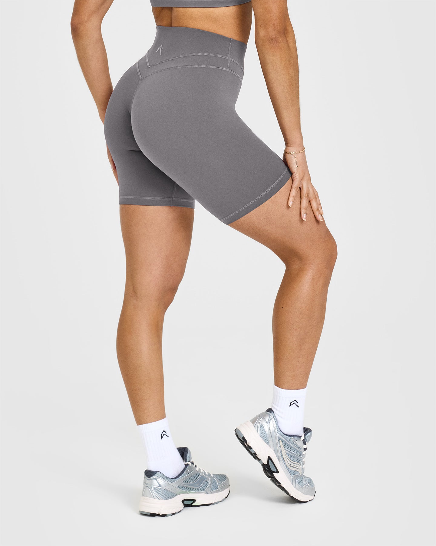 Premium Men's Cycling Shorts with 8-Panel Design - Comfortable Ash Grey for Road & Mountain Biking | Perfect for Training, Racing & Outdoor Sports