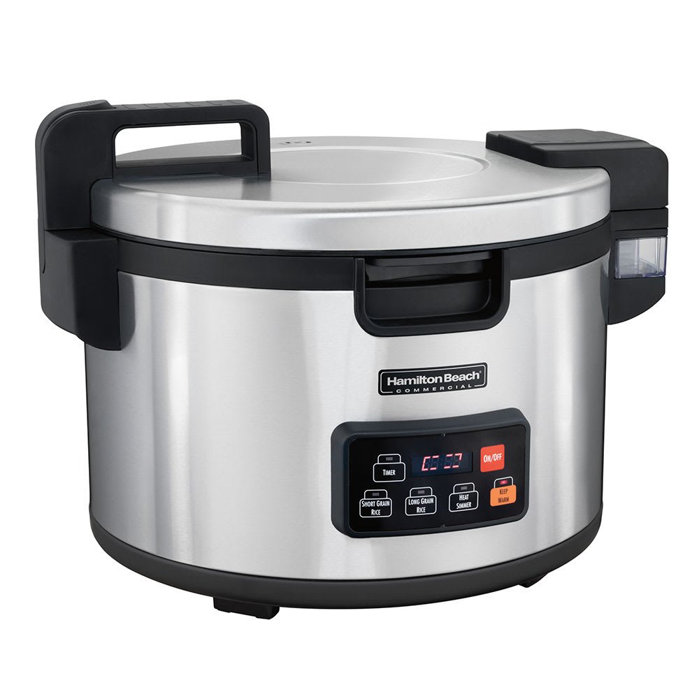 Hamilton Beach 37590 Commercial 90-Cup Rice Cooker & Warmer - Perfect for Restaurants, Catering & Large Gatherings