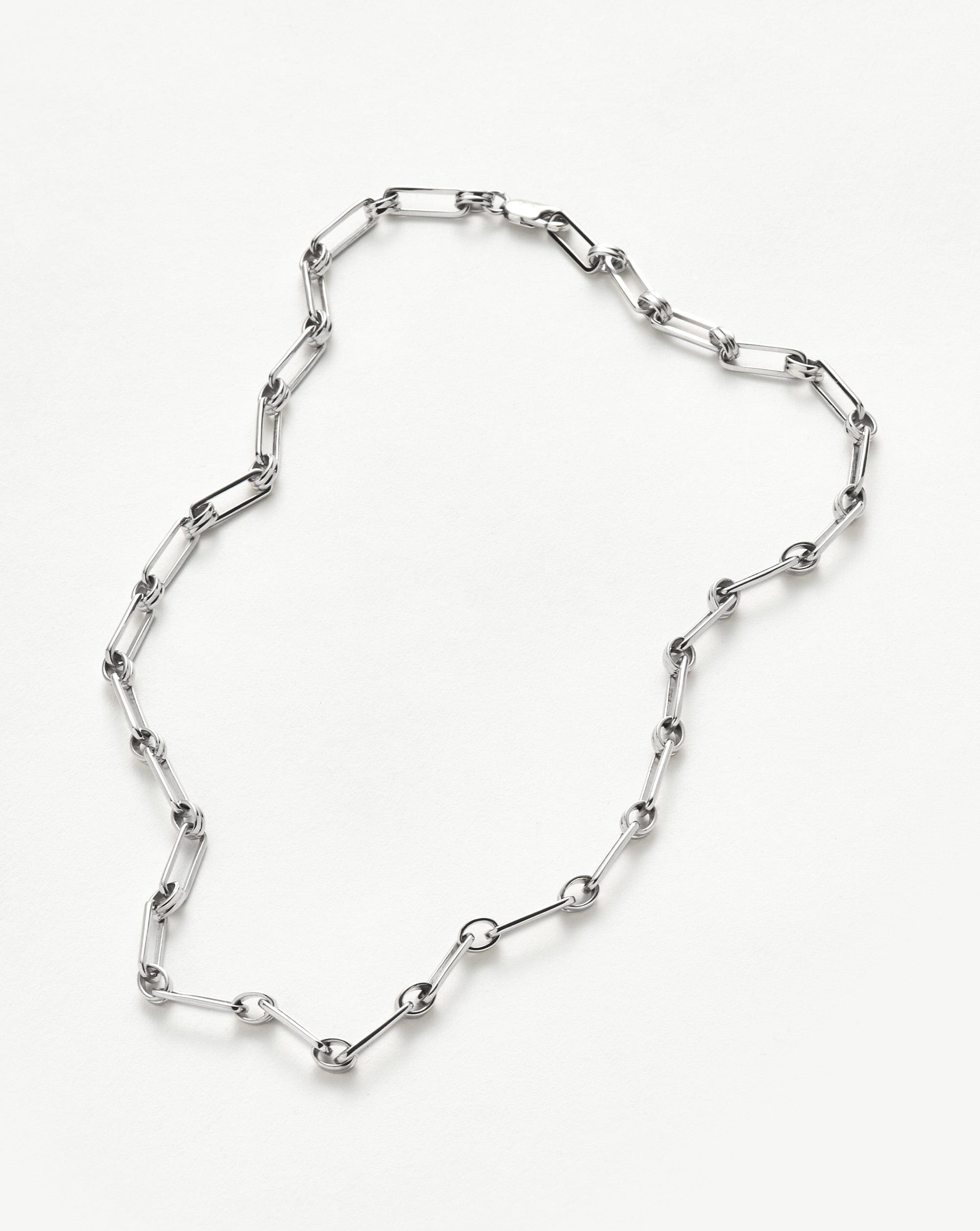 Aegis Chain Necklace for Women - Silver Plated Stainless Steel Jewelry | Elegant Layering Necklace for Everyday Wear, Gift Giving & Special Occasions