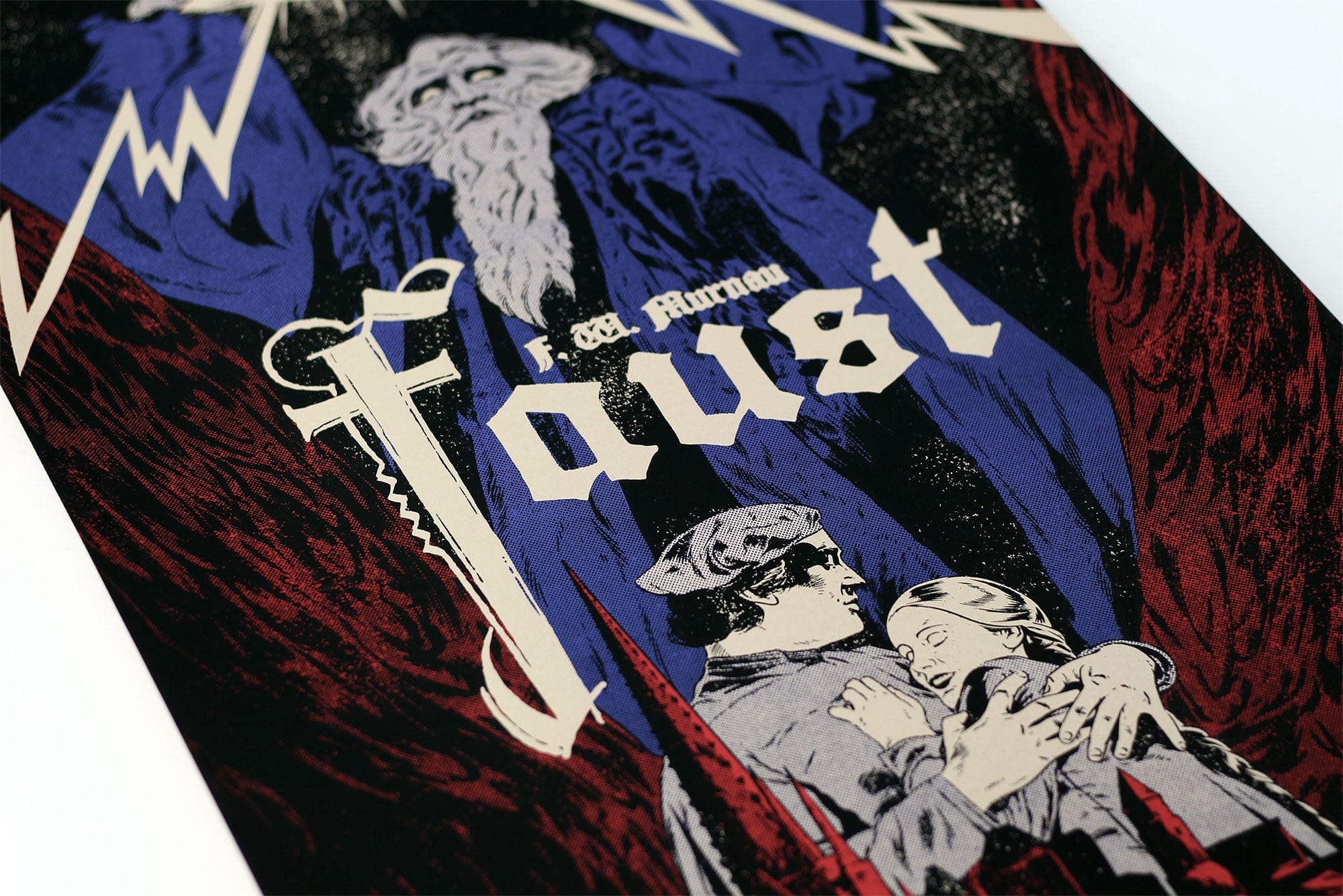 Black Dragon Press x Mondo #21: Faust Variant Poster - Limited Edition Art Print for Movie Lovers & Home Decor - Perfect for Living Room, Bedroom, or Office Wall Art