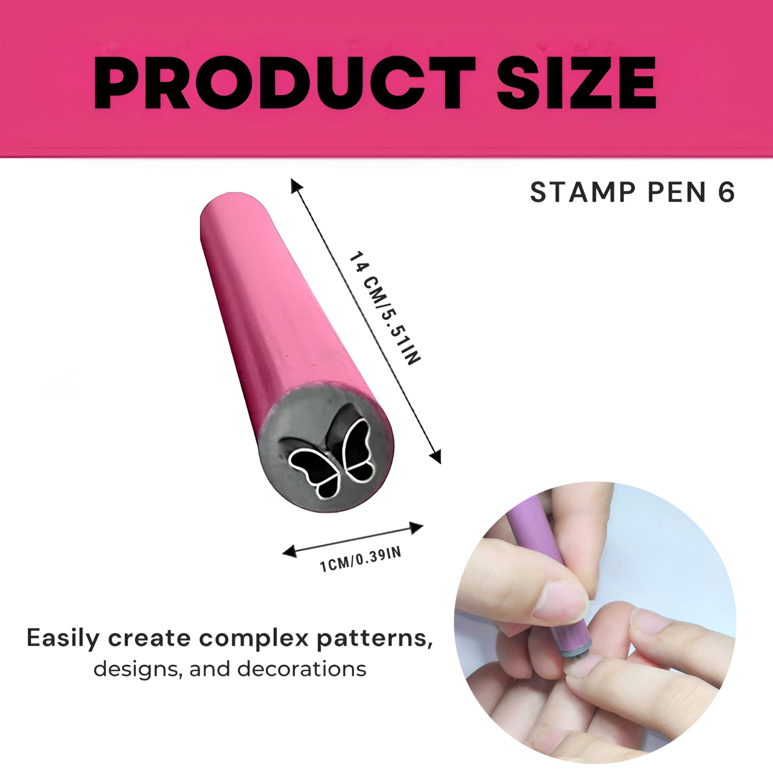 Professional Nail Art Stamp Pen Kit - Easy-to-Use Salon Quality Nail Stamping Tools with 10+ Patterns for DIY Nail Design at Home, Perfect for Nail Artists & Beginners | Great for Parties, Weddings & Special Occasions