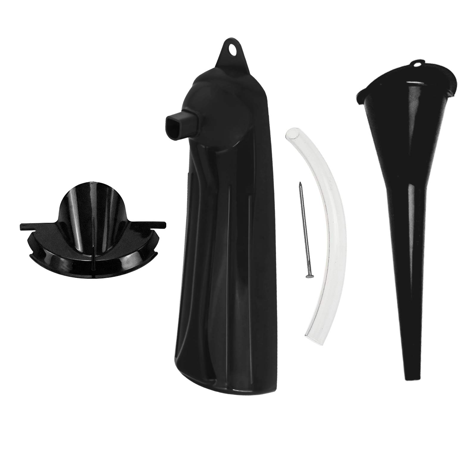 HDBUBALUS Crankcase Fill Funnel Set - 3 Piece Primary Case Oil Fill & Oil Filter Funnel Kit Compatible with Harley Davidson Motorcycles - Perfect for Oil Changes & Maintenance