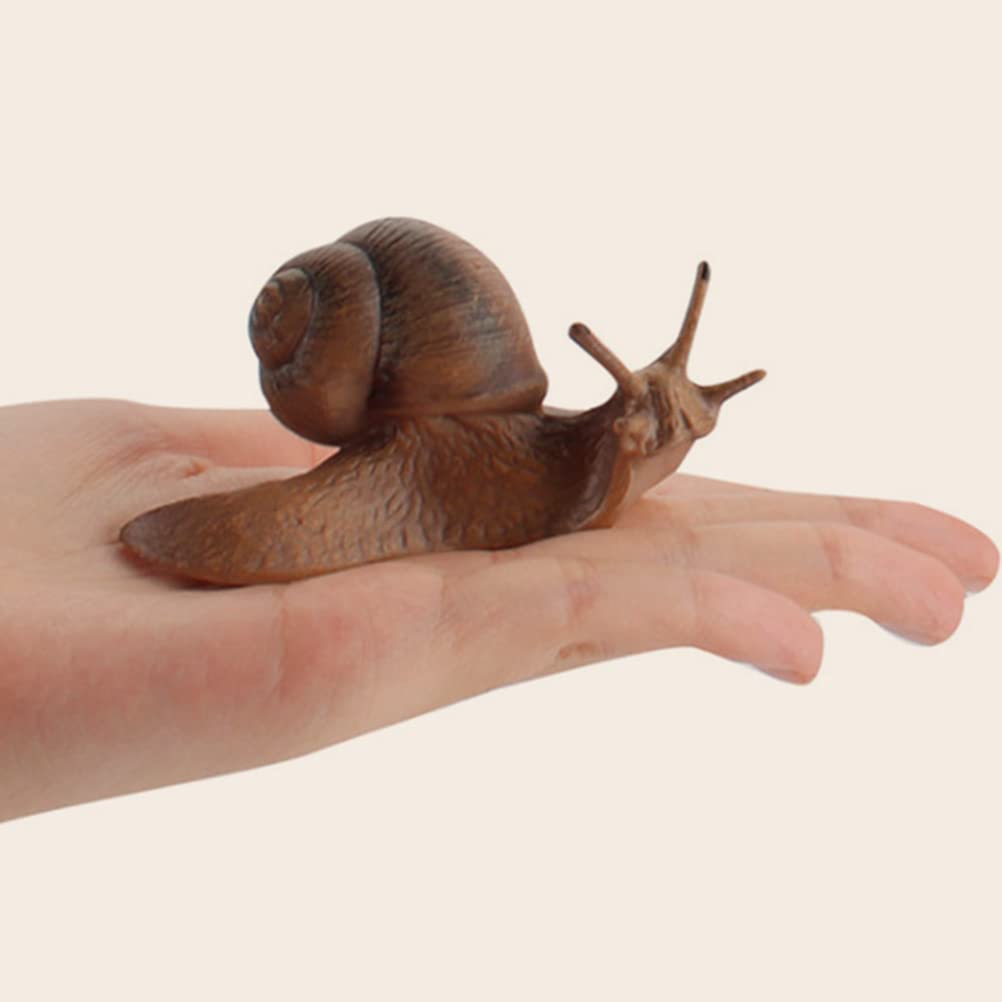 TOYANDONA 4Pcs Educational Snail Toy Set for Kids - Early Learning & Aquarium Decor