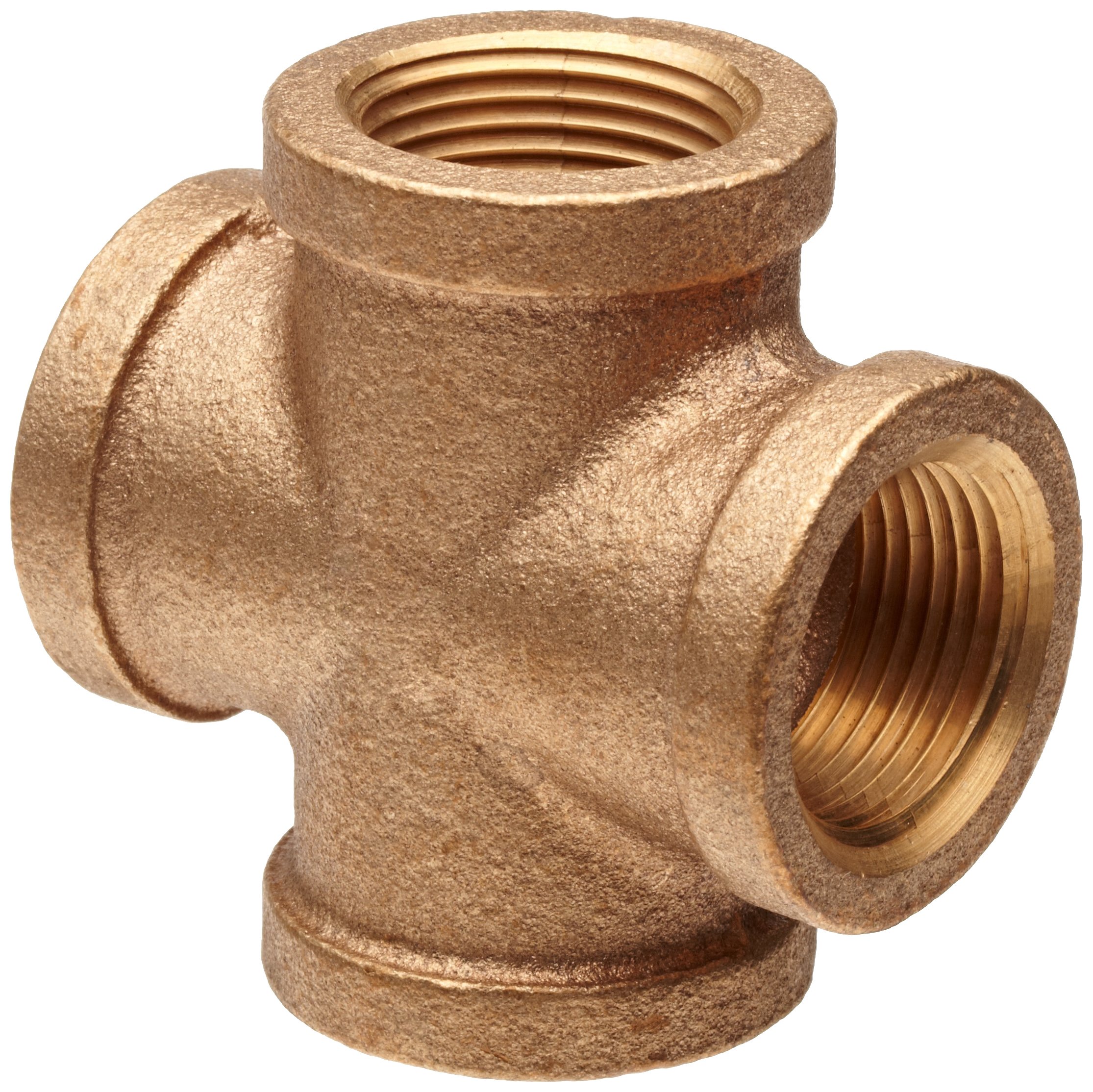 Premium Brass Pipe Fitting - Class 125 Cross Connector - 1/8