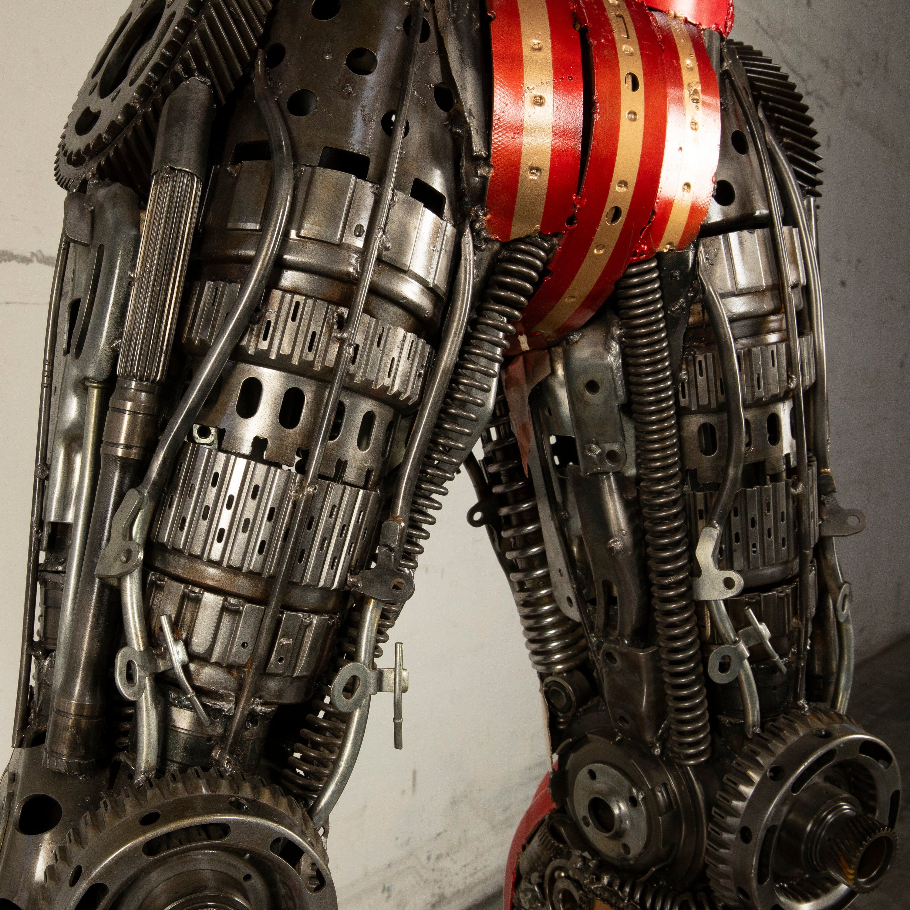Iron Man Inspired Recycled Metal Wall Art Sculpture - 79