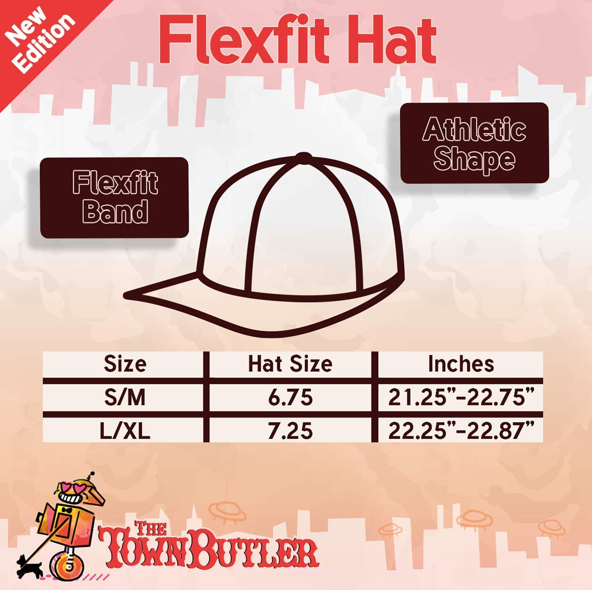 Flexfit Adult Men's Baseball Cap Hat - Adjustable & Comfortable for Sports & Outdoor Activities | Perfect for Baseball, Golf, Running & Daily Wear