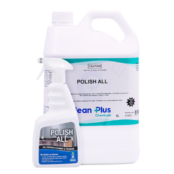 Clean Plus Polish All Surface Cleaner and Polisher - Multi-Purpose Cleaning Solution for Kitchen, Bathroom, Floors & More | Streak-Free Shine for Countertops, Appliances & Glass Surfaces