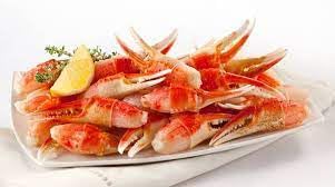Frozen Snow Crab Cocktail Claws - 16-20 Claws per Pound (12 lbs) | Premium Seafood for Parties, Holidays & Fine Dining | Gourmet Crab Meat Delicacy