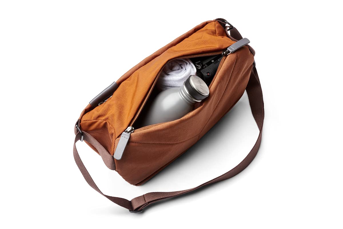 Bellroy Sling Bag 7L - Premium Crossbody Bag for Men & Women in Bronze | Perfect for Travel, Hiking & Everyday Carry