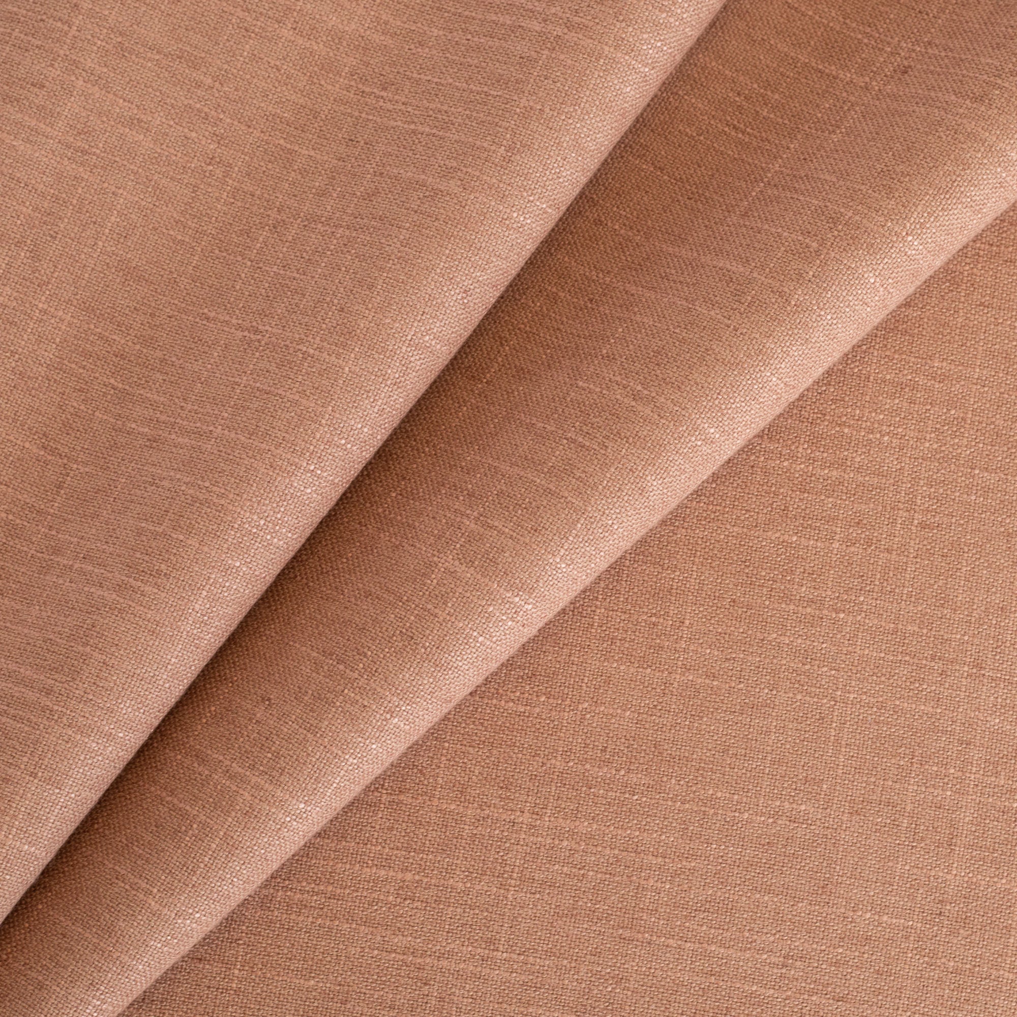 Premium Hollis Fabric - Soft & Durable Terracotta Home Decor Fabric for Curtains, Pillows & Upholstery | Perfect for Boho & Farmhouse Style Decorating