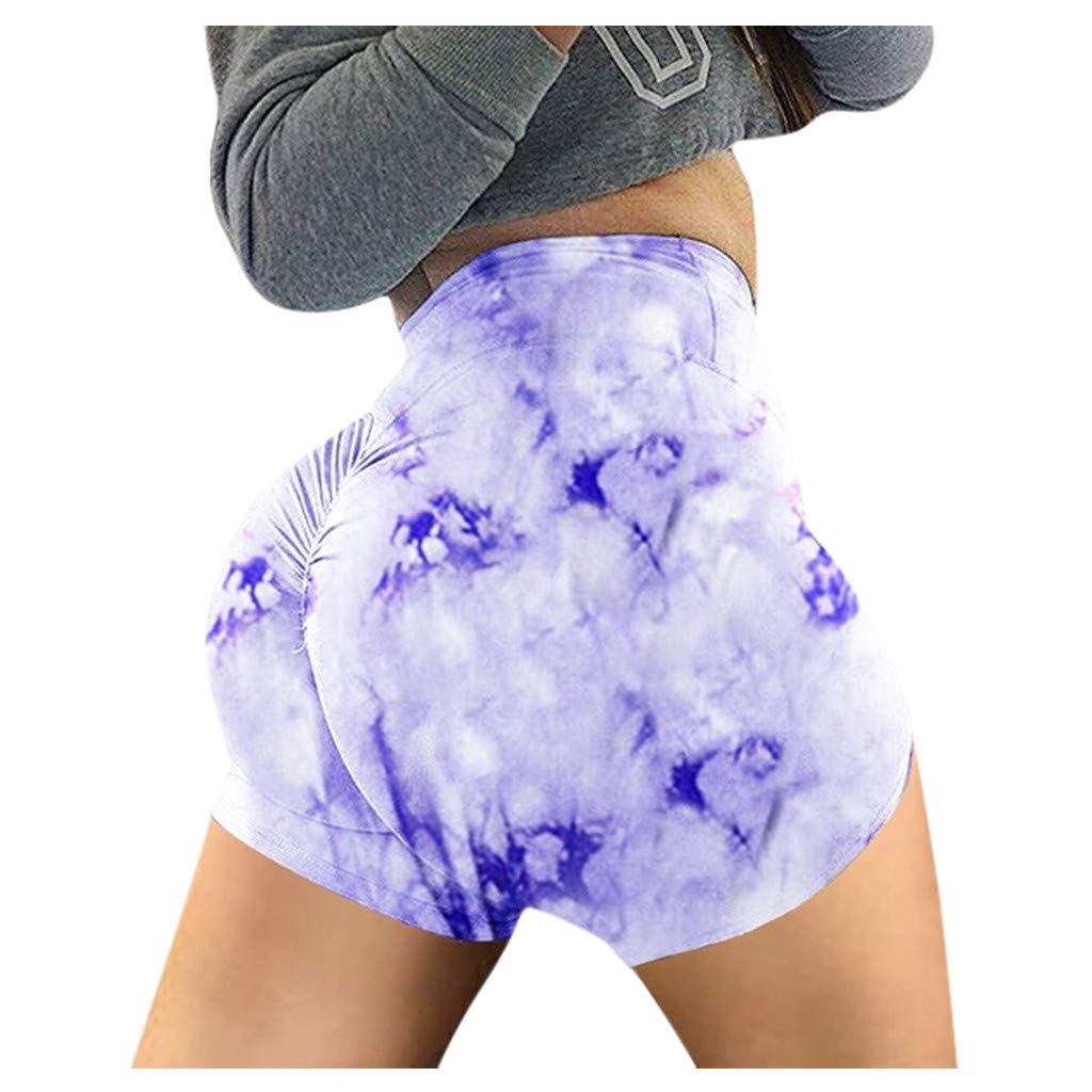Reasoncool Women's High Waist Bike Shorts - Compression Workout Yoga Shorts for Women, Tummy Control Leggings for Cycling, Running, Gym & Lounge Wear