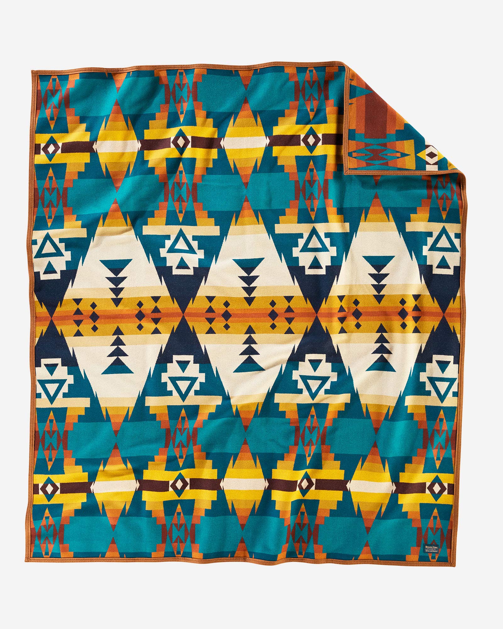 PENDLETON Siskiyou Jacquard Blanket Robe - Soft Plaid Wool Blend for Cozy Home & Outdoor Use - Perfect for Lounging, Camping, and Gifts