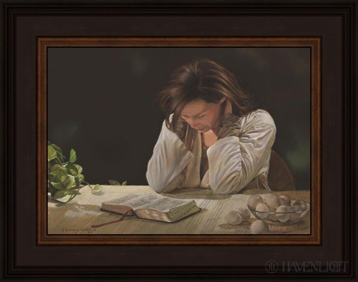 A Mother's Vigil: I Would Gather Thee - Modern Christian Home Decor for Comfort & Inspiration | Perfect for Living Room, Bedroom & Prayer Spaces