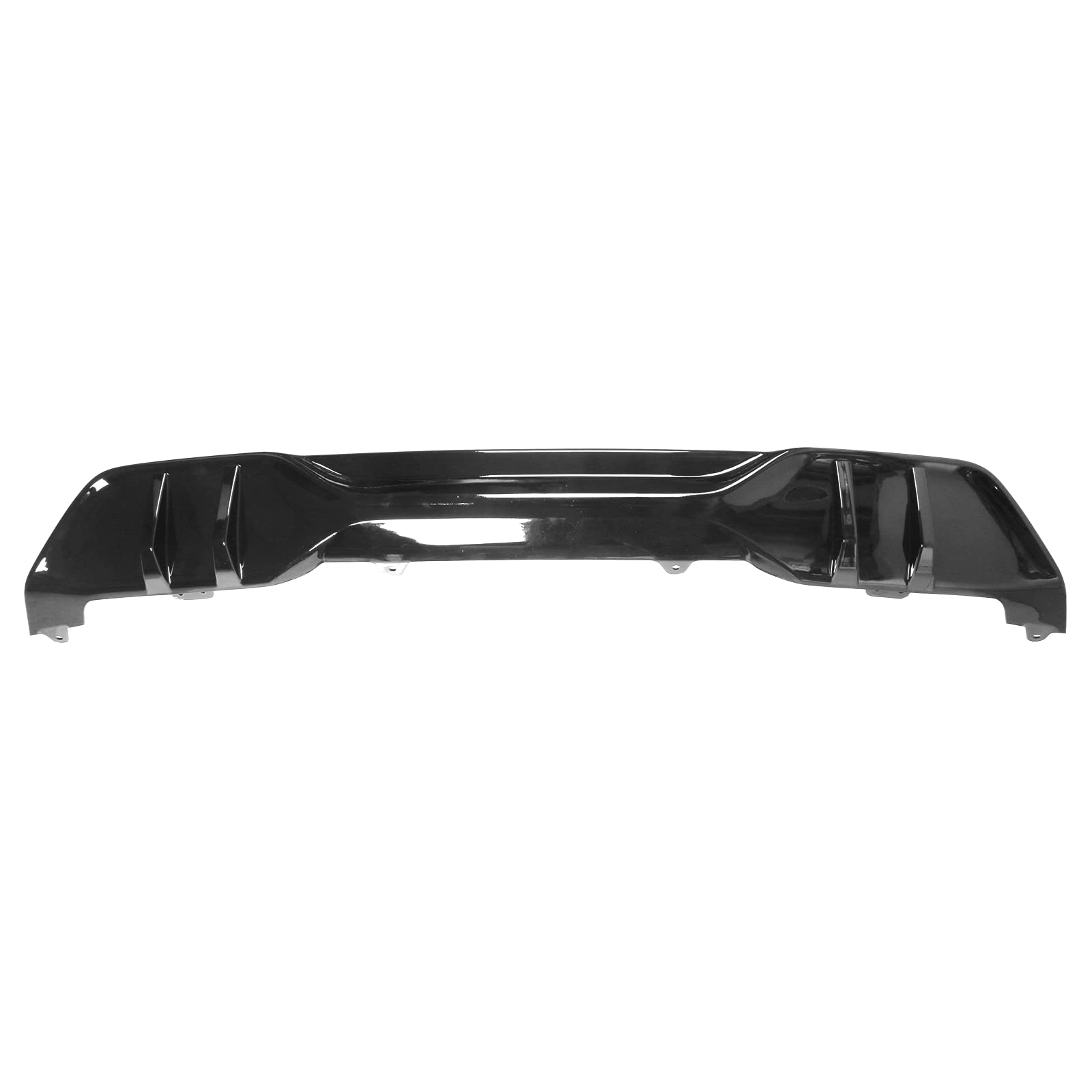 IKON MOTORSPORTS Rear Bumper Lip Diffuser for 2019-2025 BMW G05 X5 M Sport | PP MP Style Gloss Black Bumper Protector | Enhances Aerodynamics & Style for Street & Track Performance
