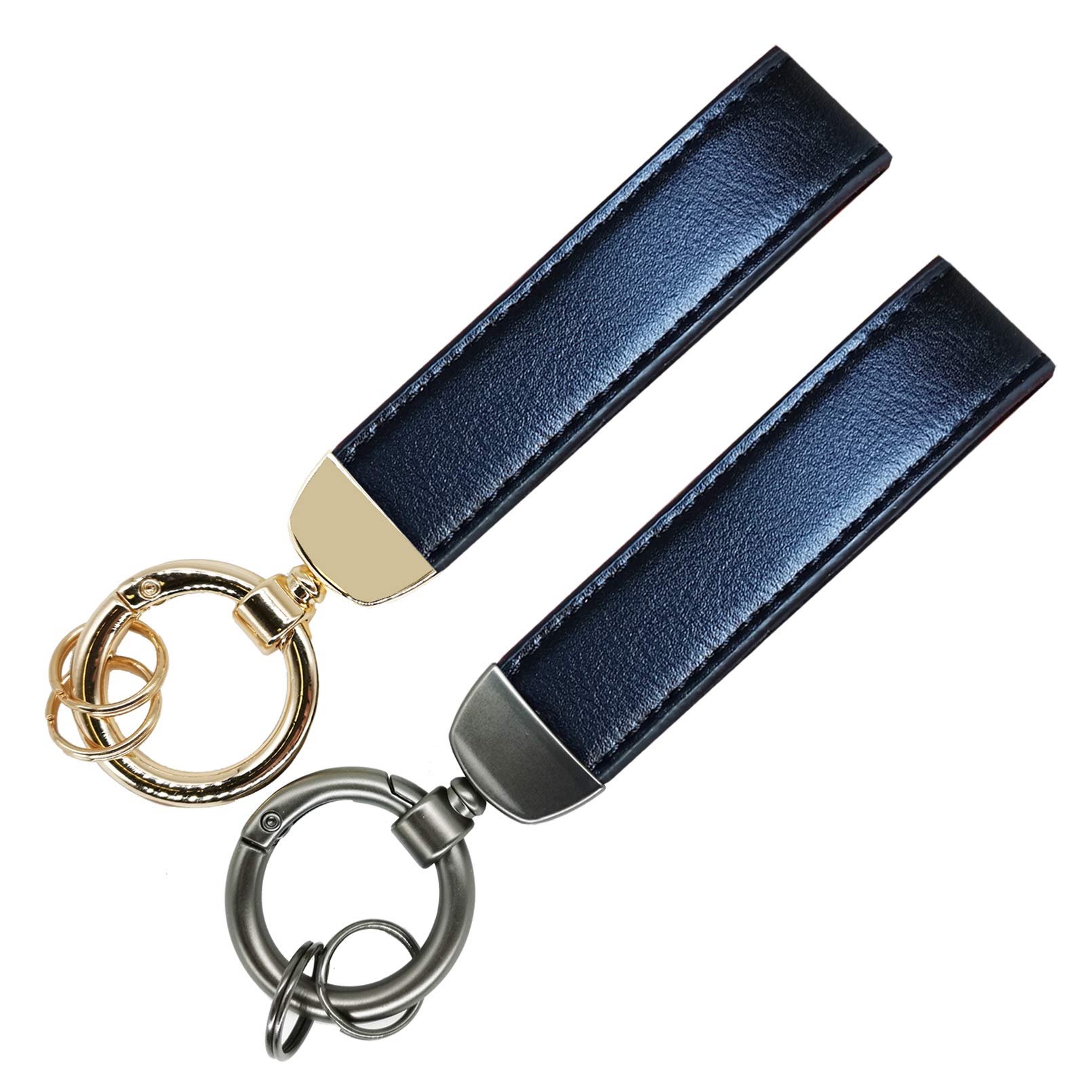 Delicay 2-Pack Keychain Organizer with Key Ring - Durable Car Key Holder for Men & Women | Perfect for Home, Office, and Travel Use
