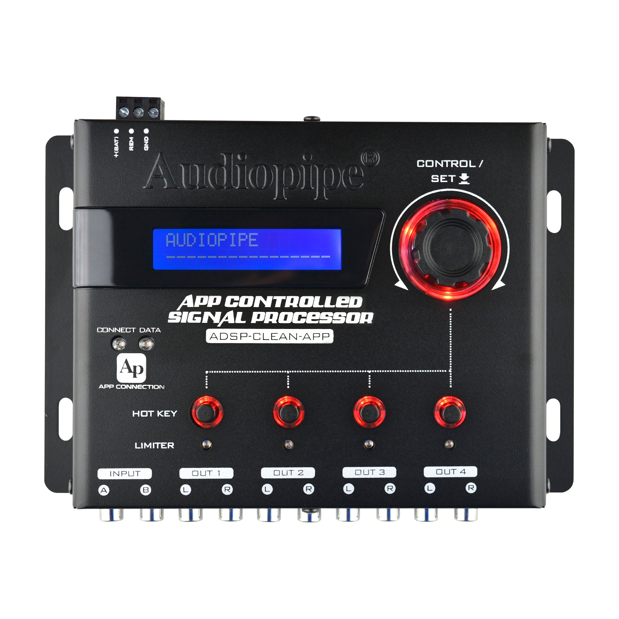 ADSP CLEAN APP Digital Signal Processor with Remote Mobile Control - Perfect for Home Audio, Car Audio & Professional Studio Sound Systems
