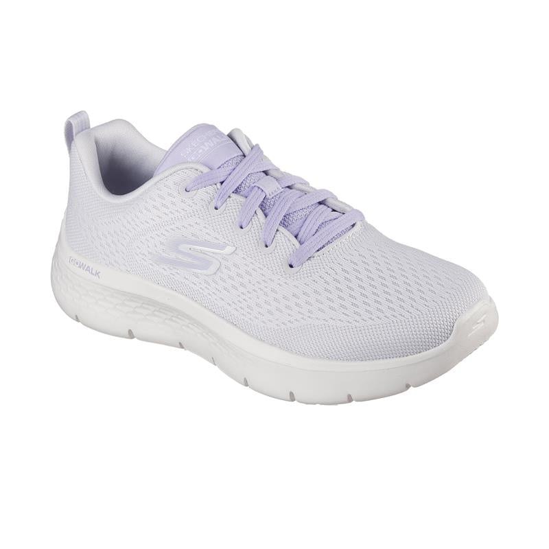 Go Walk Flex Women's Slip-On Sneakers 124830/GYLV - Lightweight & Comfortable Walking Shoes for Travel, Work & Everyday Wear