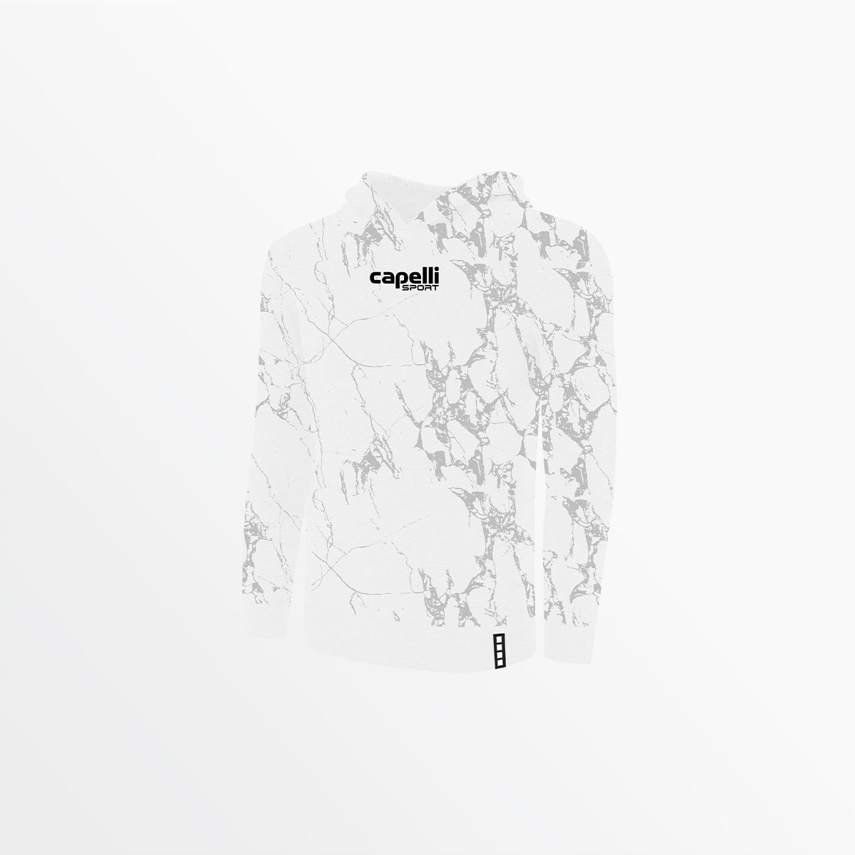 Youth Marble French Terry Pullover Hoodie - Soft & Stylish Sweatshirt for Teens - Perfect for School, Sports & Casual Outfits