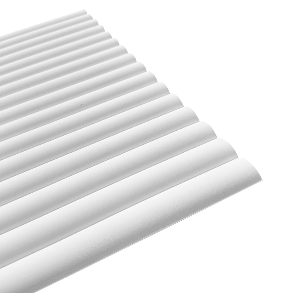 WOODFLEX White Primed Flexible Half Round Moulding 2700mm x 600mm (106
