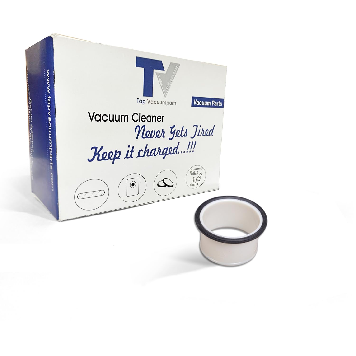 Original Kirby Vacuum Cleaner Replacement Exhaust Horn Gasket - Compatible with Part #601996S - Perfect for Kirby Vacuum Repair & Maintenance at Home or Office