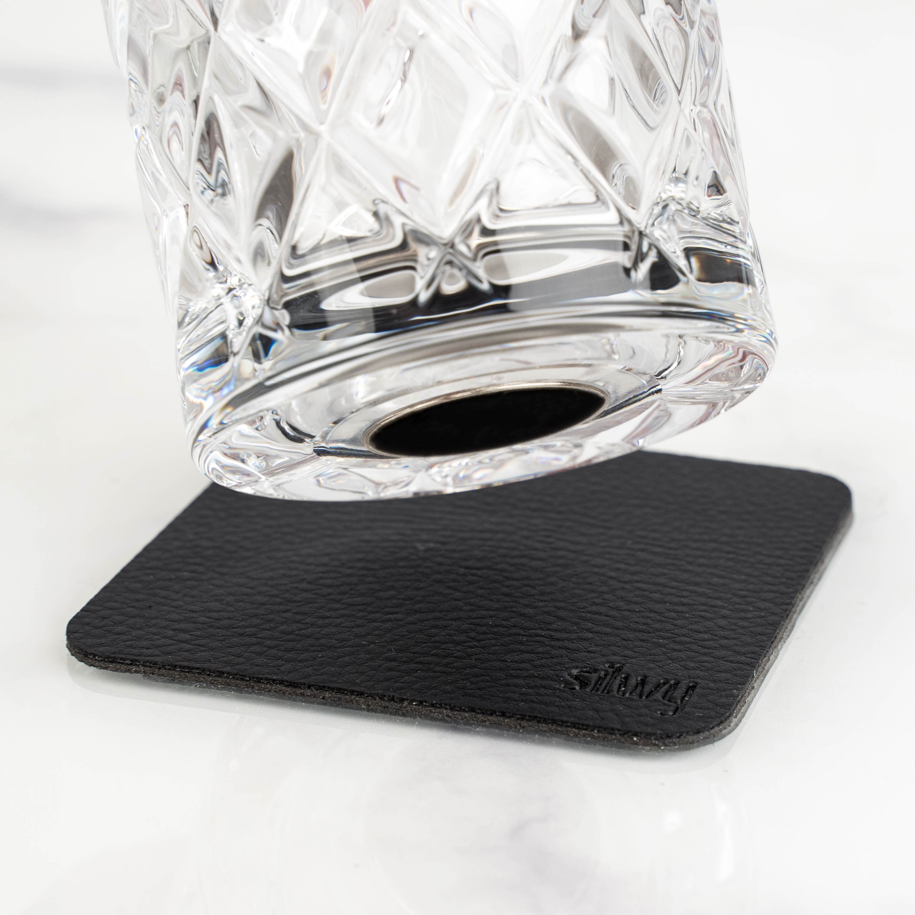 Premium Crystal Long Drink Glasses with Magnet Base - Elegant Barware for Cocktails, Iced Tea, and Lemonade - Perfect for Home Bars, Parties, and Gifts